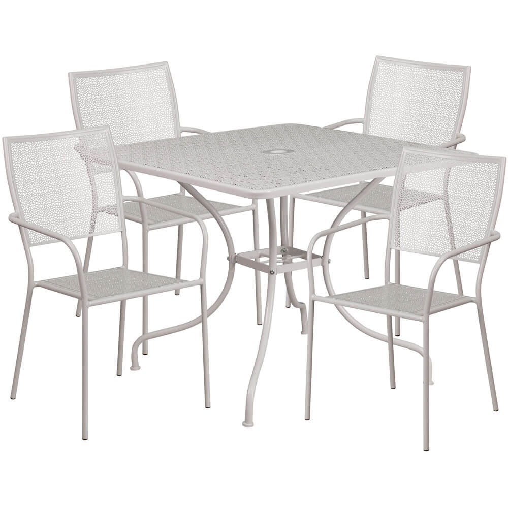Bistro table set CUB CO 35SQ 02CHR4 SIL GG FLA Bistro table set CUB CO 35SQ 02CHR4 SIL GG FLA