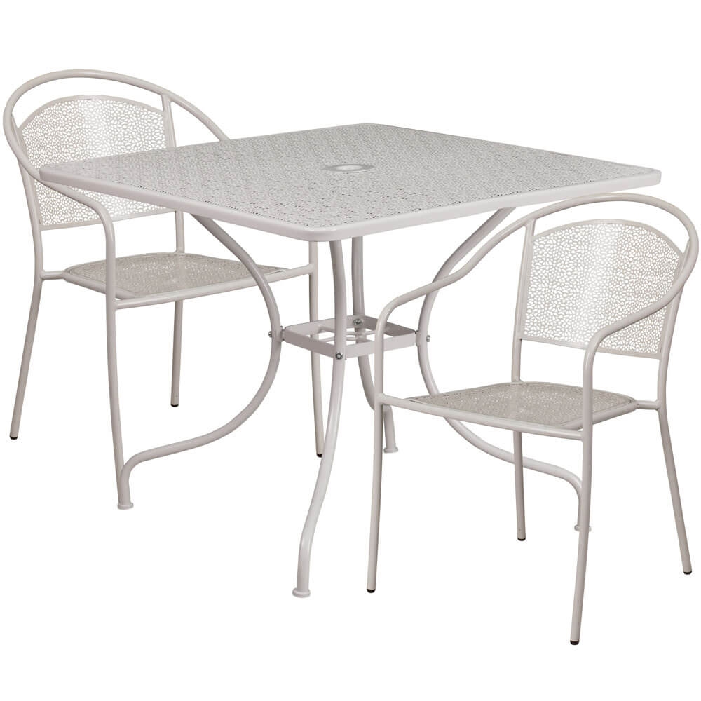 Bistro table set CUB CO 35SQ 03CHR2 SIL GG FLA Bistro table set CUB CO 35SQ 03CHR2 SIL GG FLA