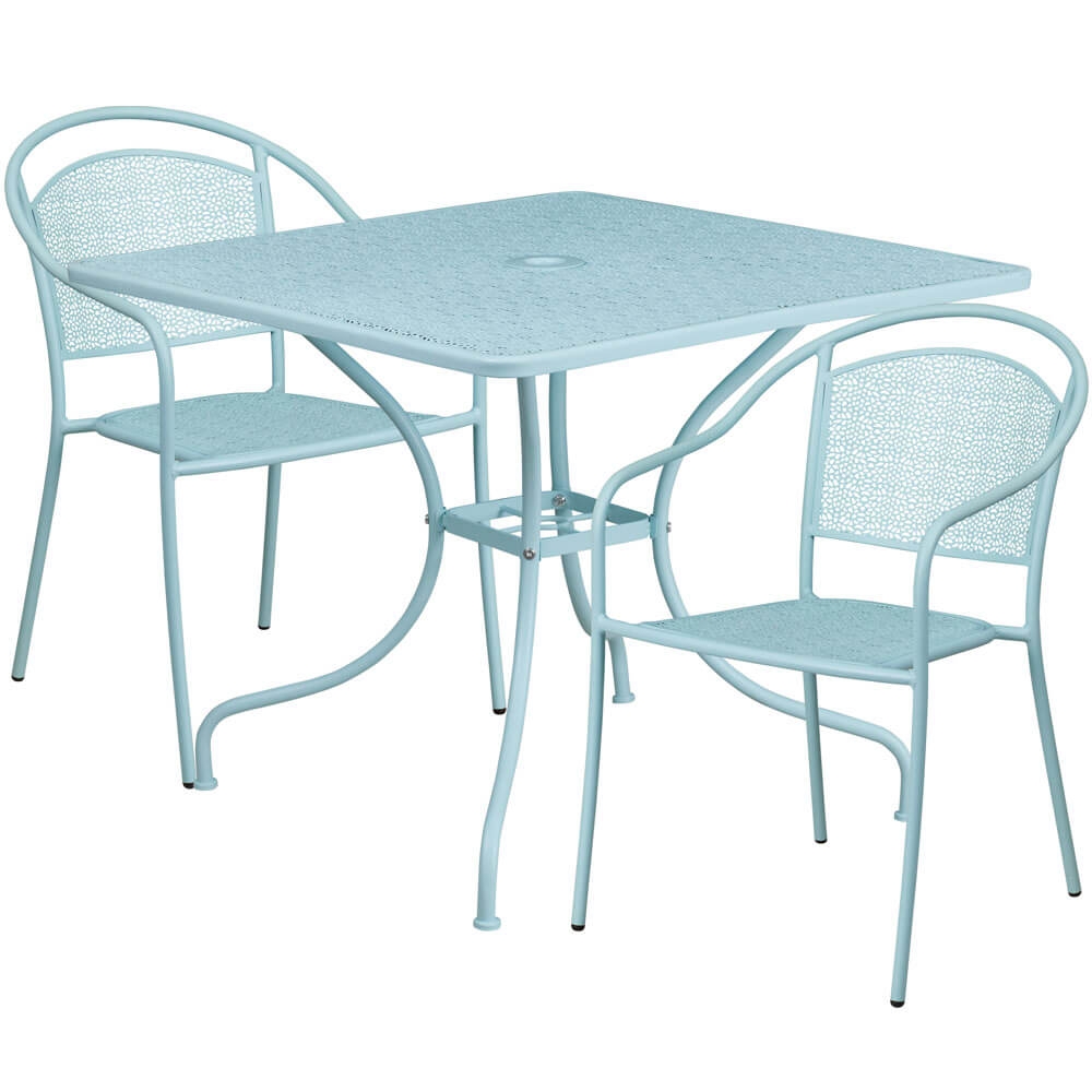 Bistro table set CUB CO 35SQ 03CHR2 SKY GG FLA Bistro table set CUB CO 35SQ 03CHR2 SKY GG FLA