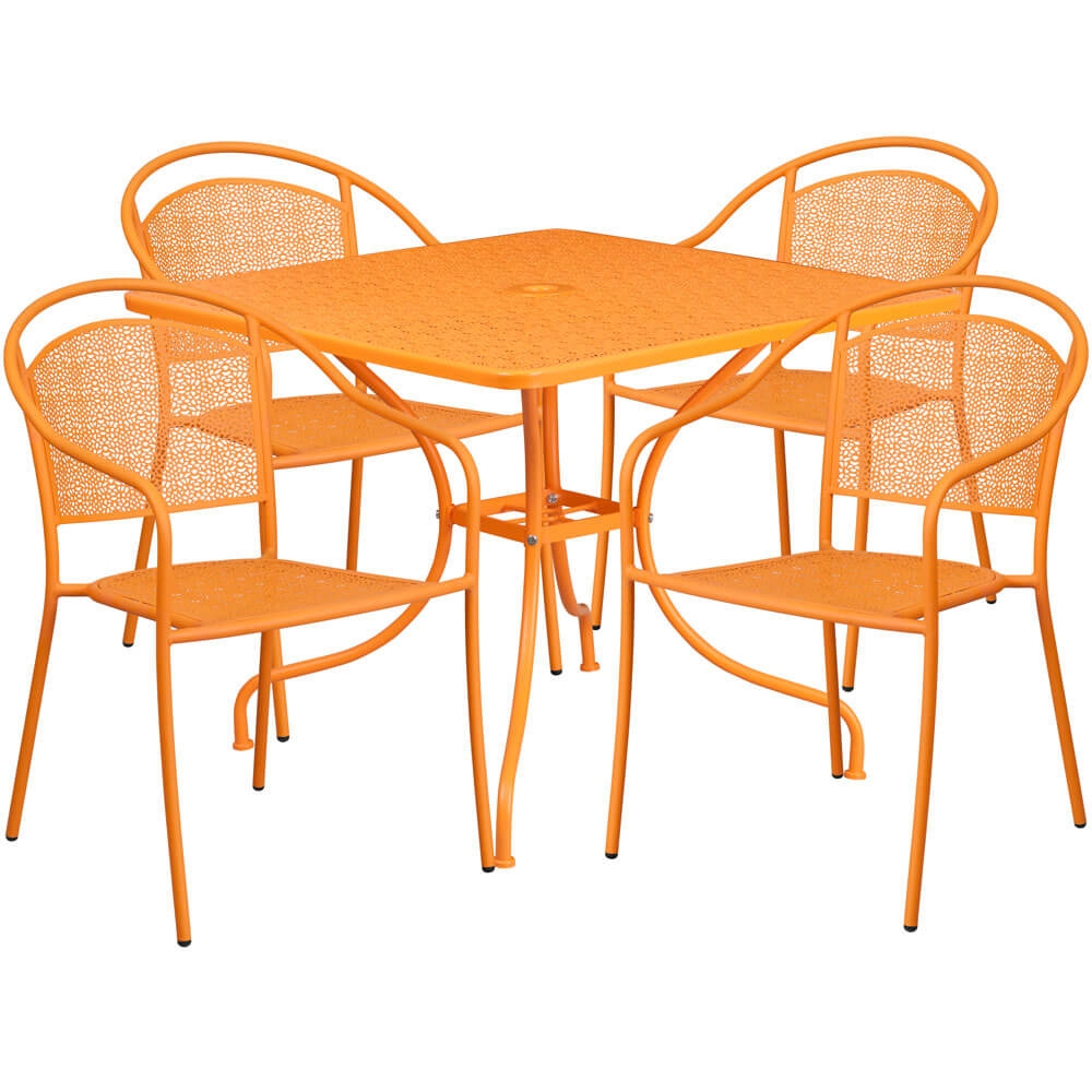 Bistro table set CUB CO 35SQ 03CHR4 OR GG FLA Bistro table set CUB CO 35SQ 03CHR4 OR GG FLA