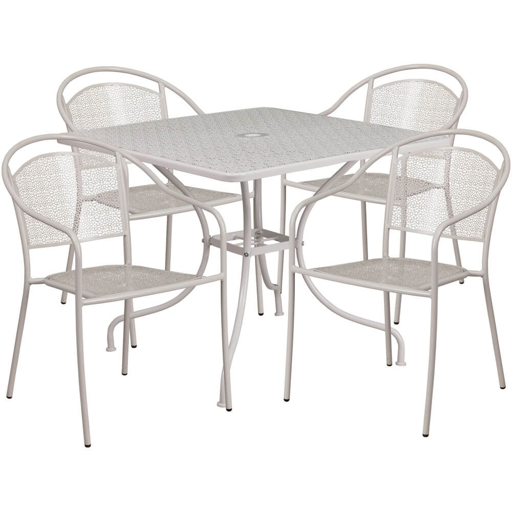 Bistro table set CUB CO 35SQ 03CHR4 SIL GG FLA Bistro table set CUB CO 35SQ 03CHR4 SIL GG FLA
