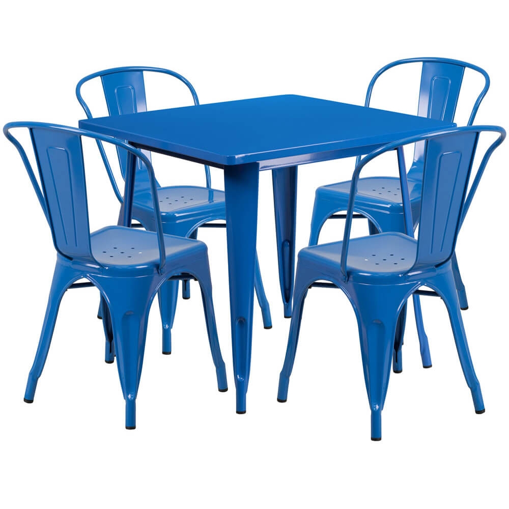 Bistro table set CUB ET CT002 4 30 BL GG FLA Bistro table set CUB ET CT002 4 30 BL GG FLA