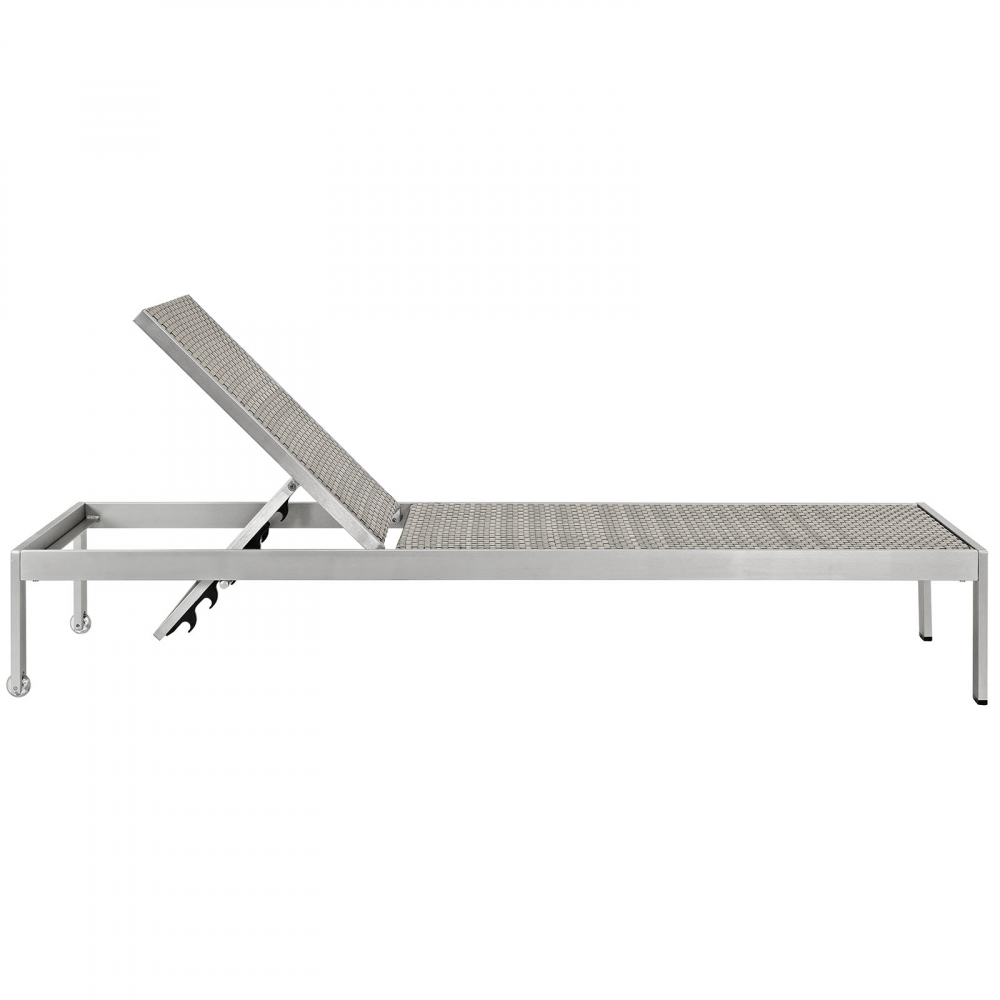 Chaise lounge bed side view Chaise lounge bed side view