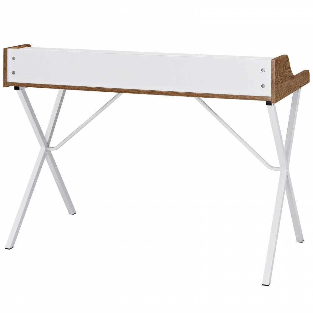 Compact desk furniture rear view Compact desk furniture rear view