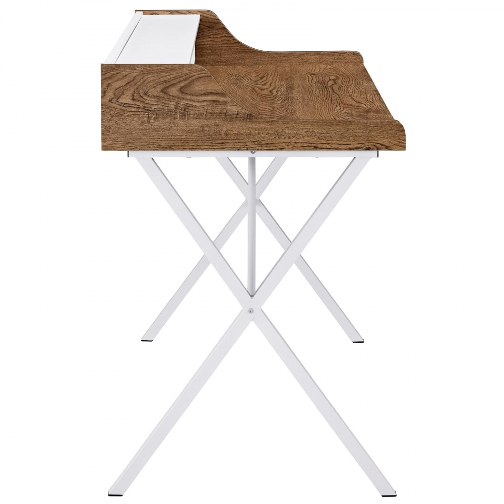 Compact desk furniture side view Compact desk furniture side view