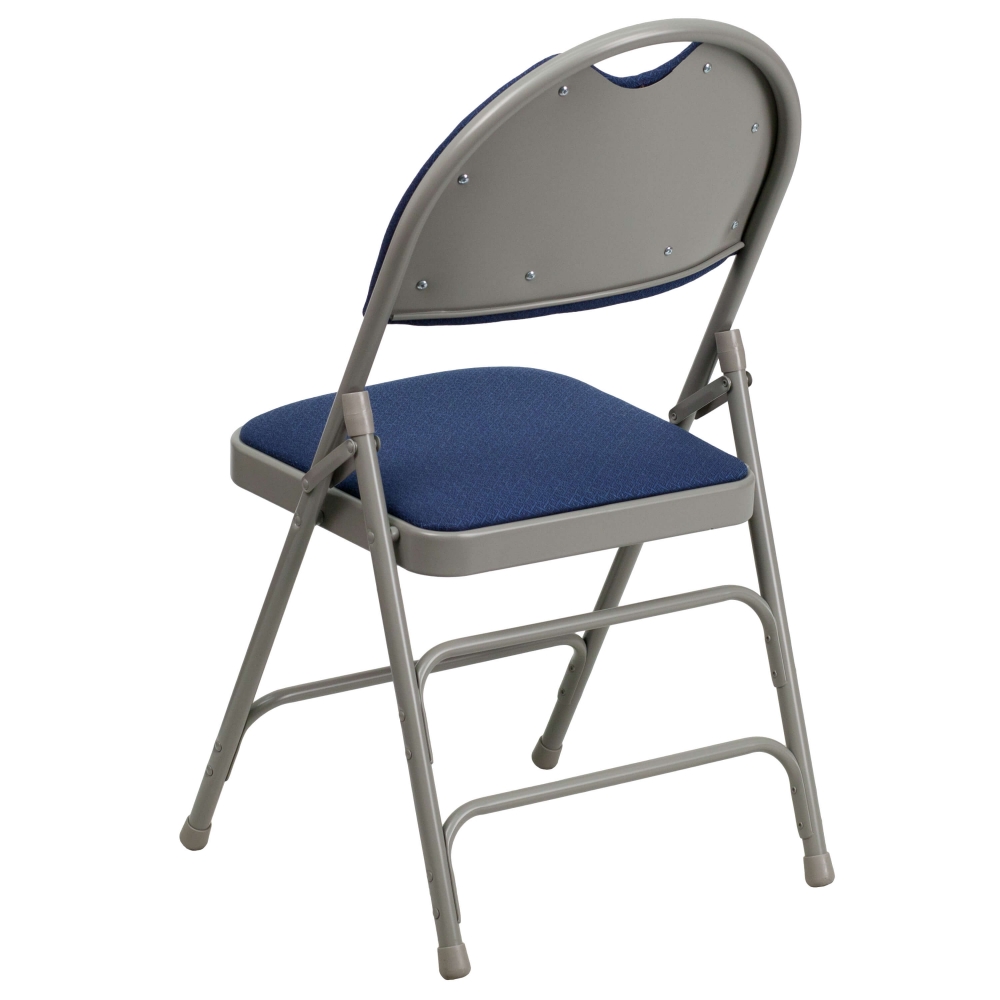 Compact folding chair rear view Compact folding chair rear view