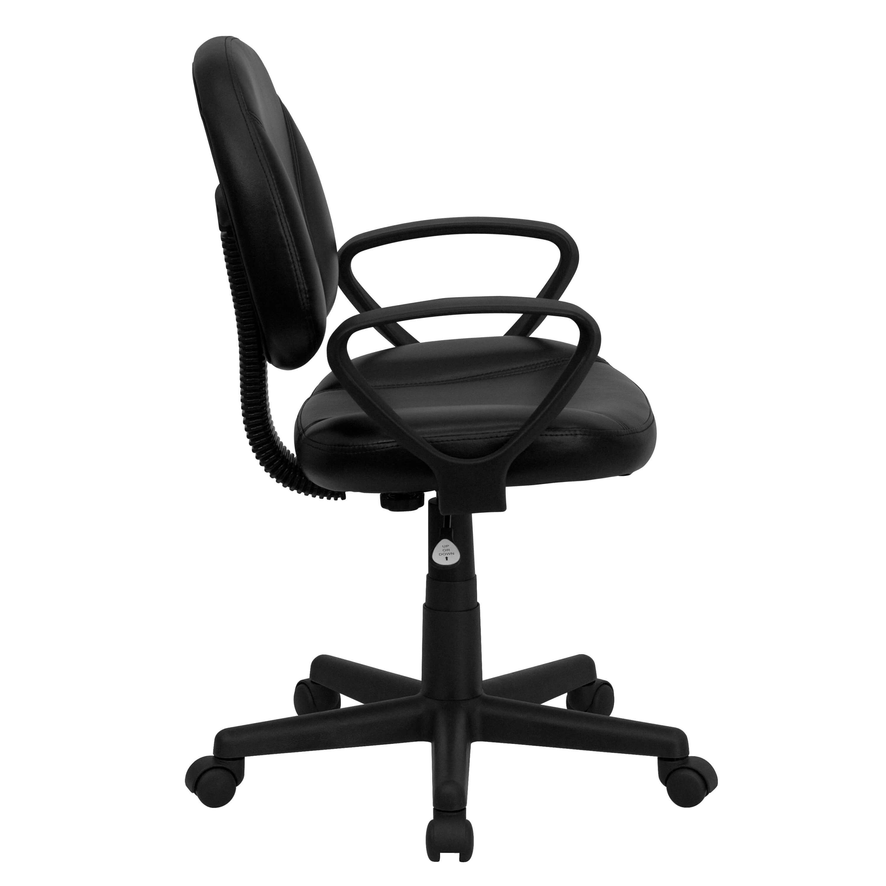 Computer desk chairs side view Computer desk chairs side view