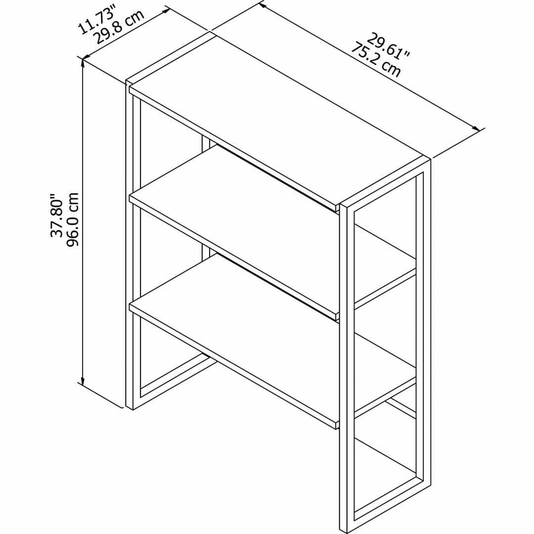 Somona bookcase white dimensions Somona bookcase white dimensions