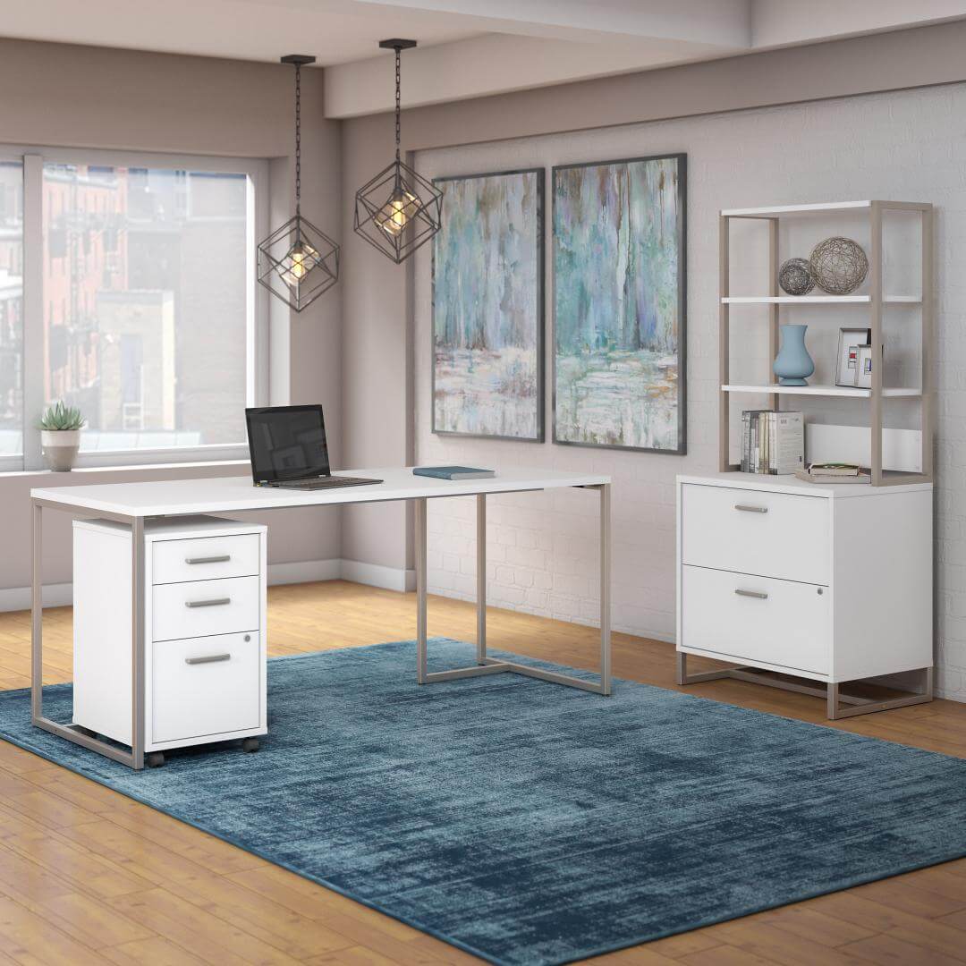 Somona bookcase white lifestyle Somona bookcase white lifestyle