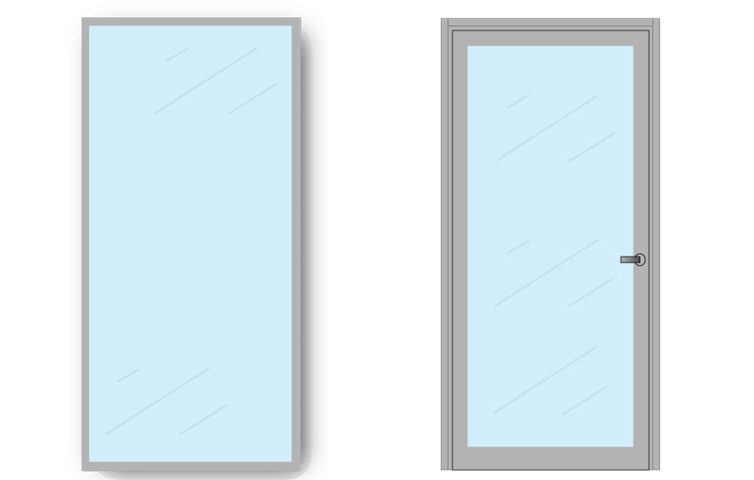 Conference room glass wall parts Conference room glass wall parts