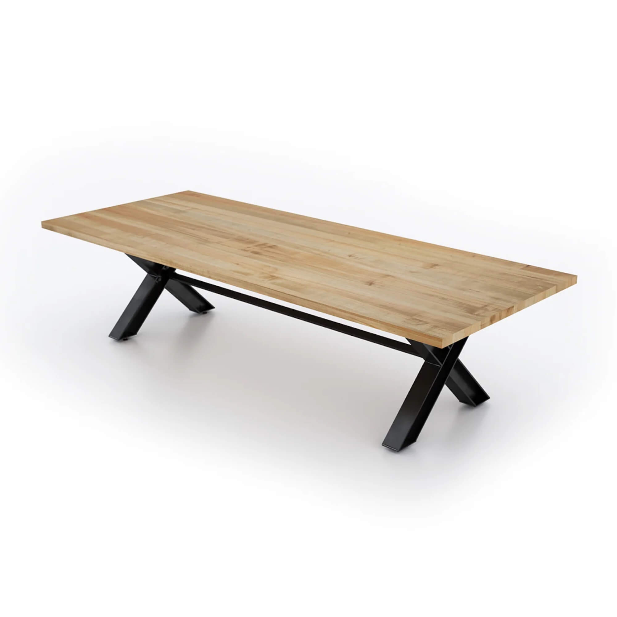 Conference room tables conference room id6 industrial conference table angle view natural 1 Conference room tables conference room id6 industrial conference table angle view natural 1