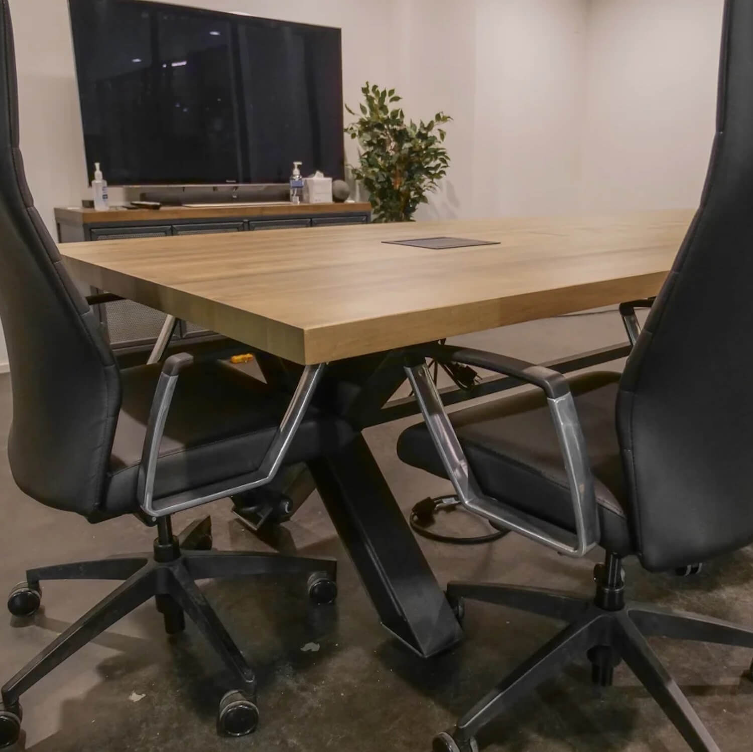 Conference room tables conference room id6 industrial conference table space view 2 1 Conference room tables conference room id6 industrial conference table space view 2 1