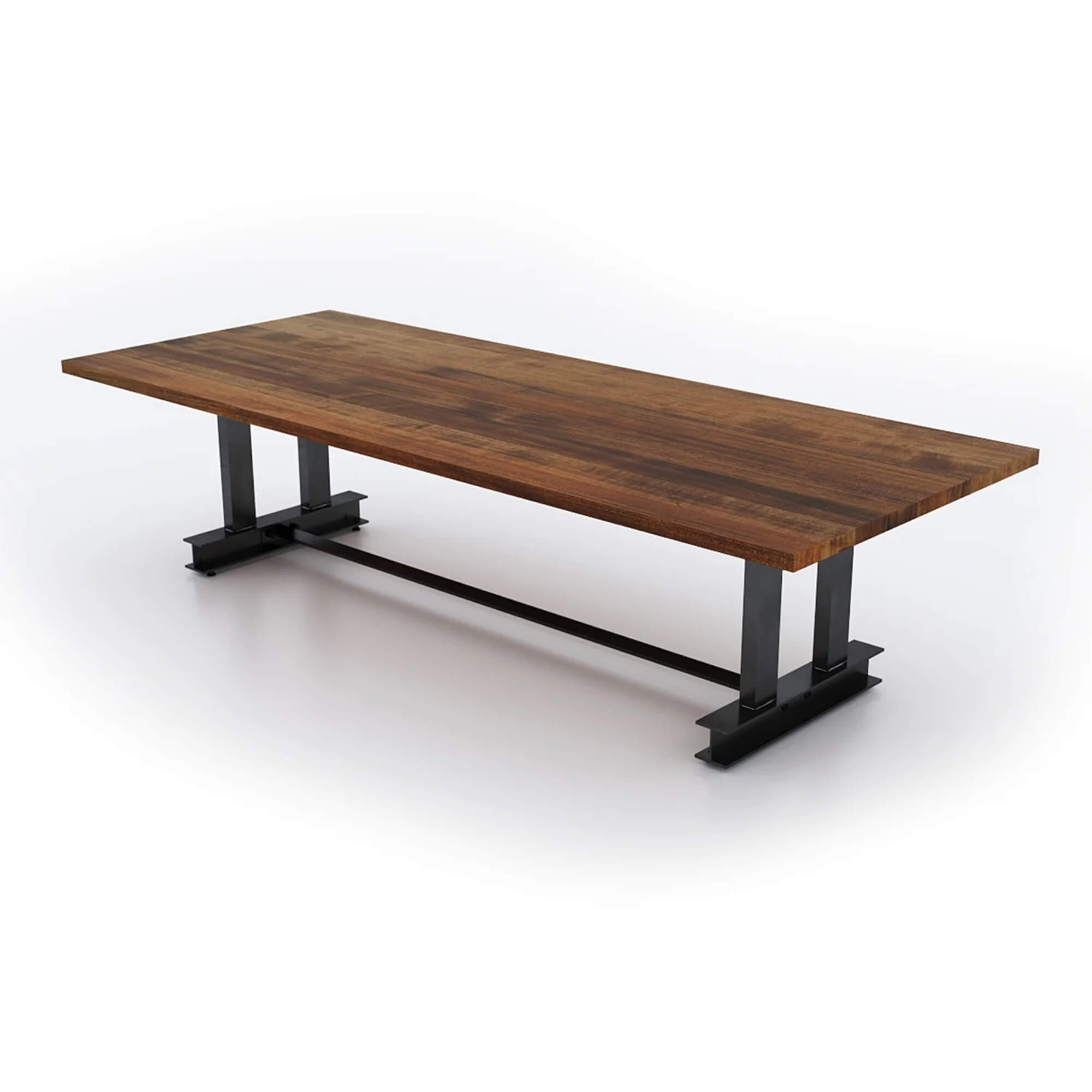 Conference room tables conference table id2 industrial conference table angle view chestnut 1 2 3 4 Conference room tables conference table id2 industrial conference table angle view chestnut 1 2 3 4