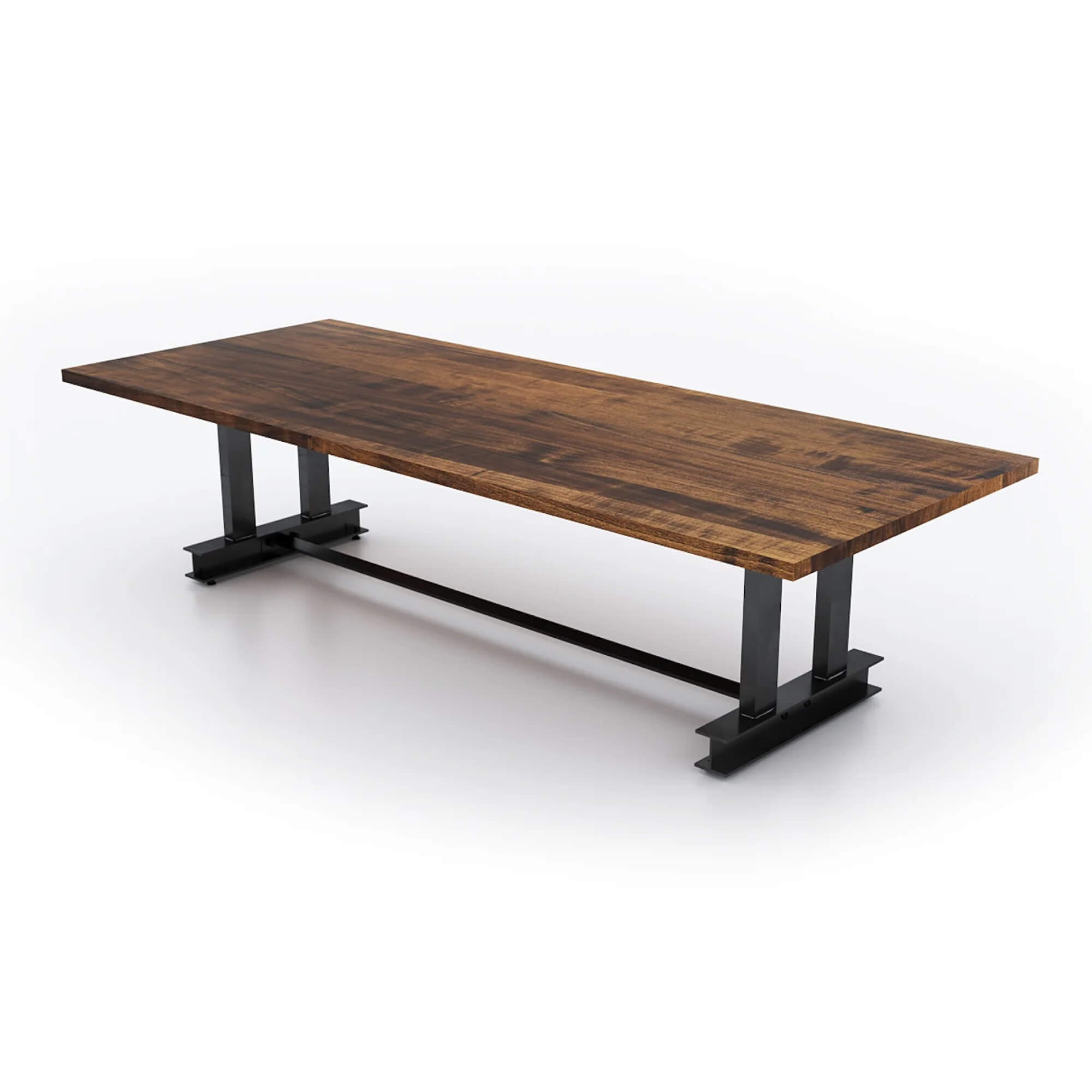 Conference room tables conference table id2 industrial conference table angle view walnut 1 2 3 4 Conference room tables conference table id2 industrial conference table angle view walnut 1 2 3 4