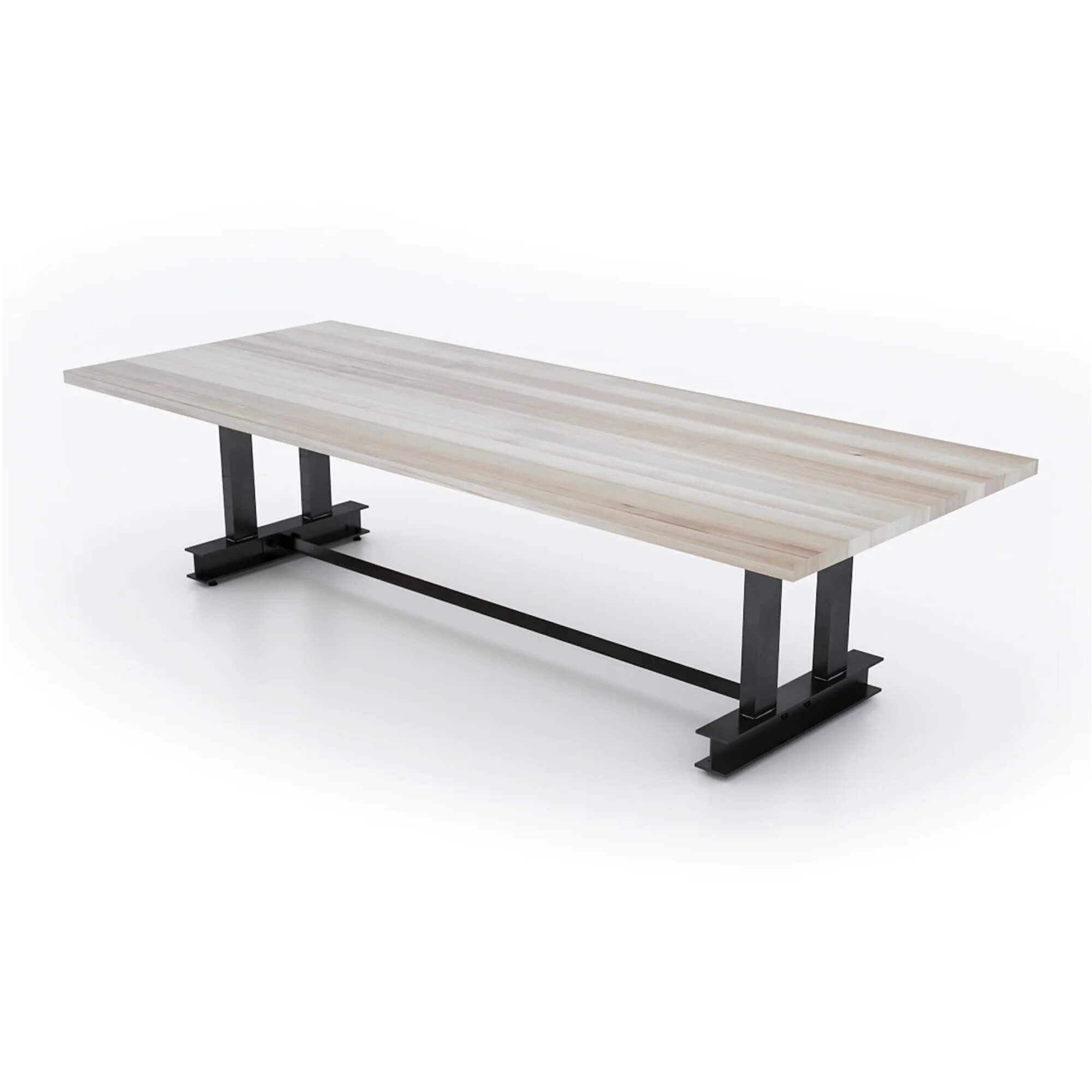 Conference room tables conference table id2 industrial conference table angle view white wash 1 2 3 4 5 Conference room tables conference table id2 industrial conference table angle view white wash 1 2 3 4 5
