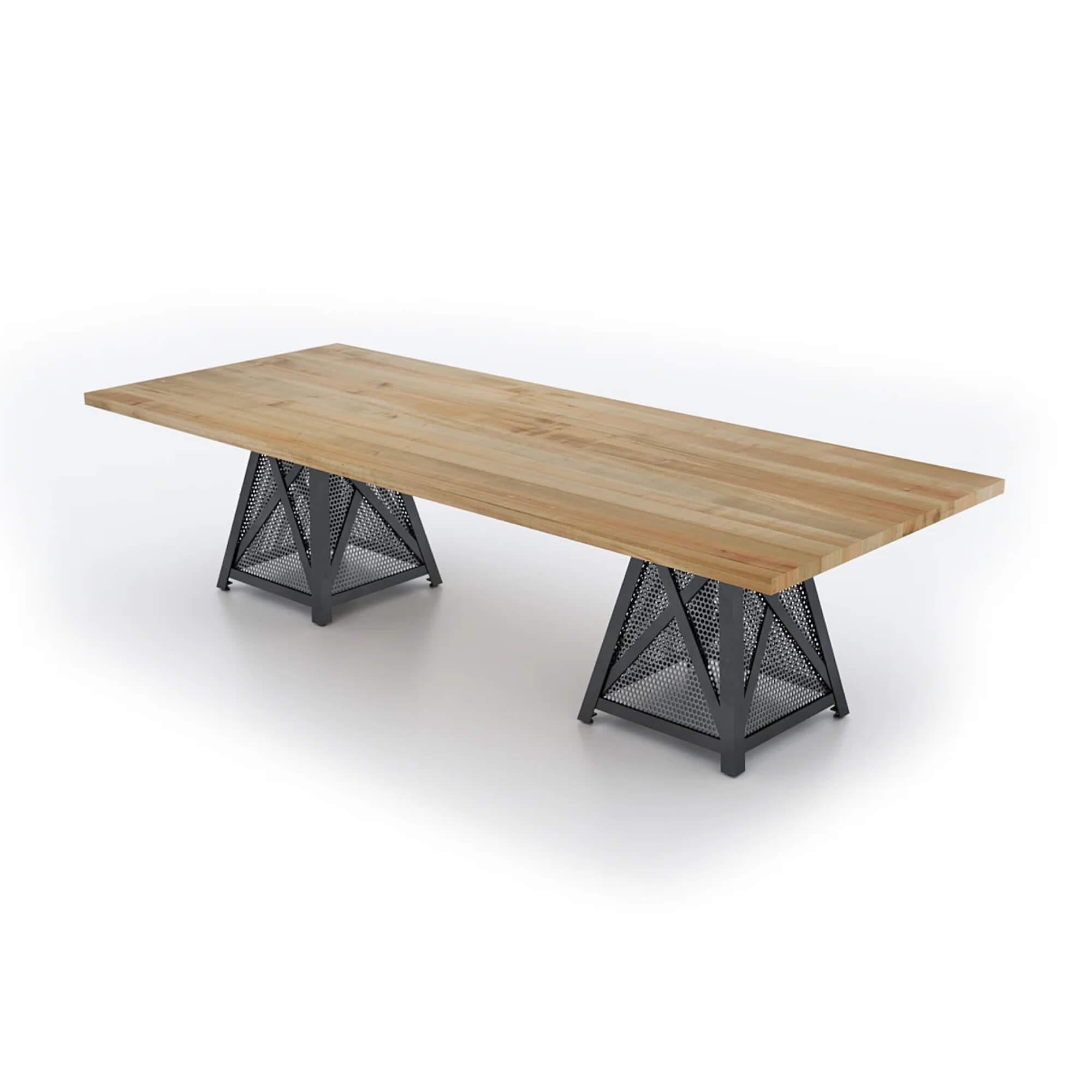 Conference room tables conference table id3 industrial conference table natural angle view Conference room tables conference table id3 industrial conference table natural angle view