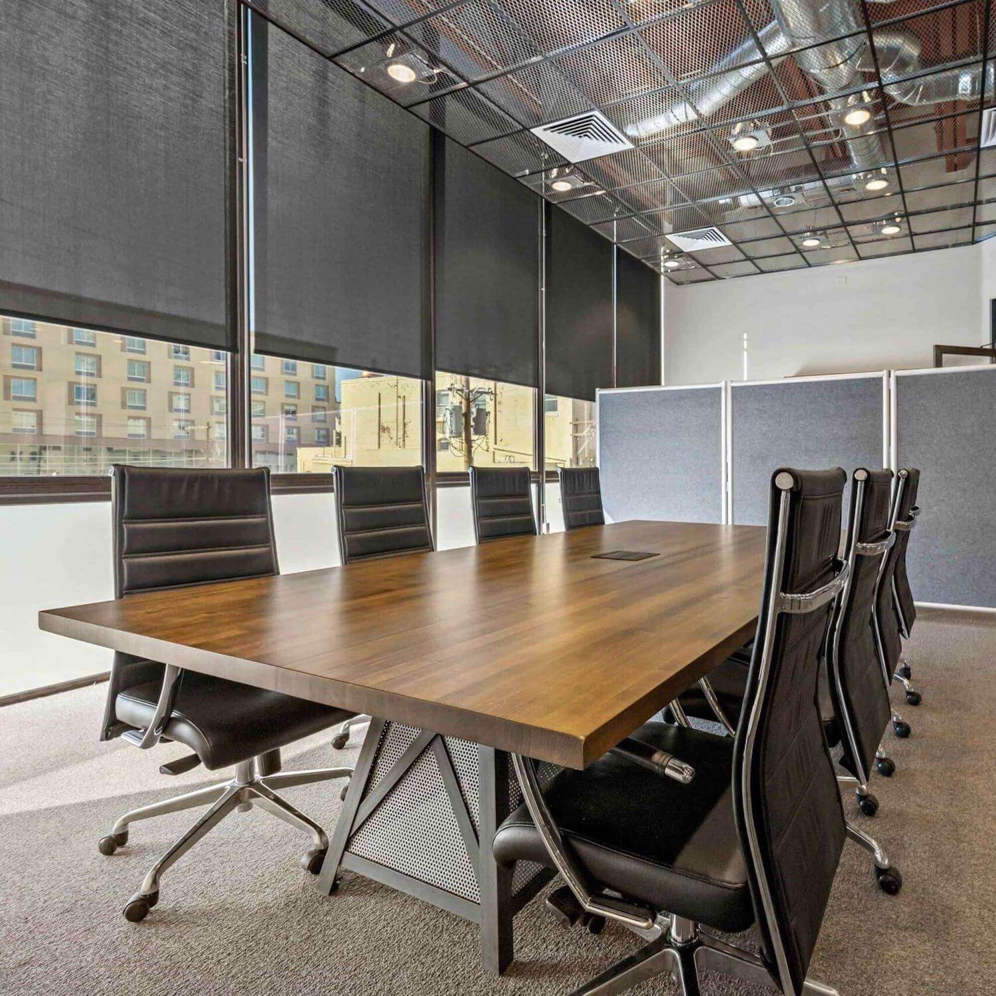 Conference room tables conference table id3 industrial conference table space view 1 a Conference room tables conference table id3 industrial conference table space view 1 a