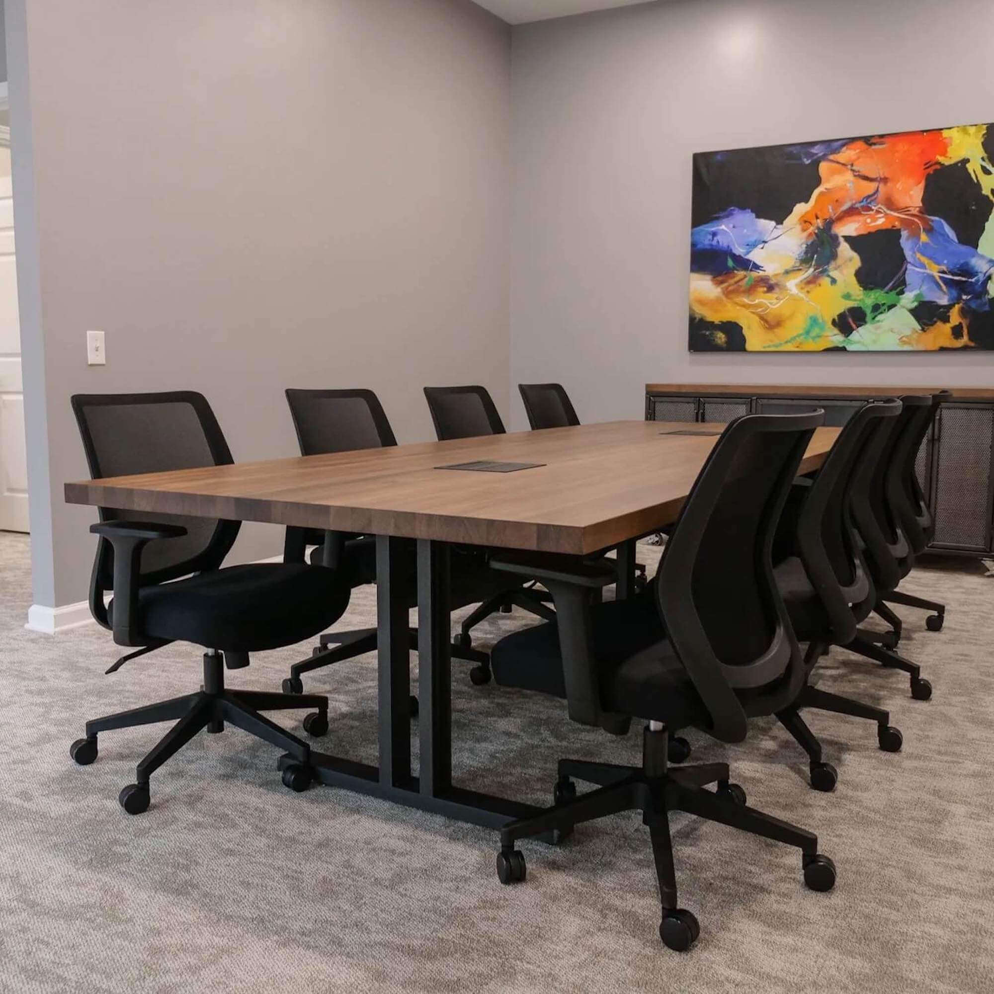 Conference room tables conference table id4 industrial conference table space view 1 1 Conference room tables conference table id4 industrial conference table space view 1 1