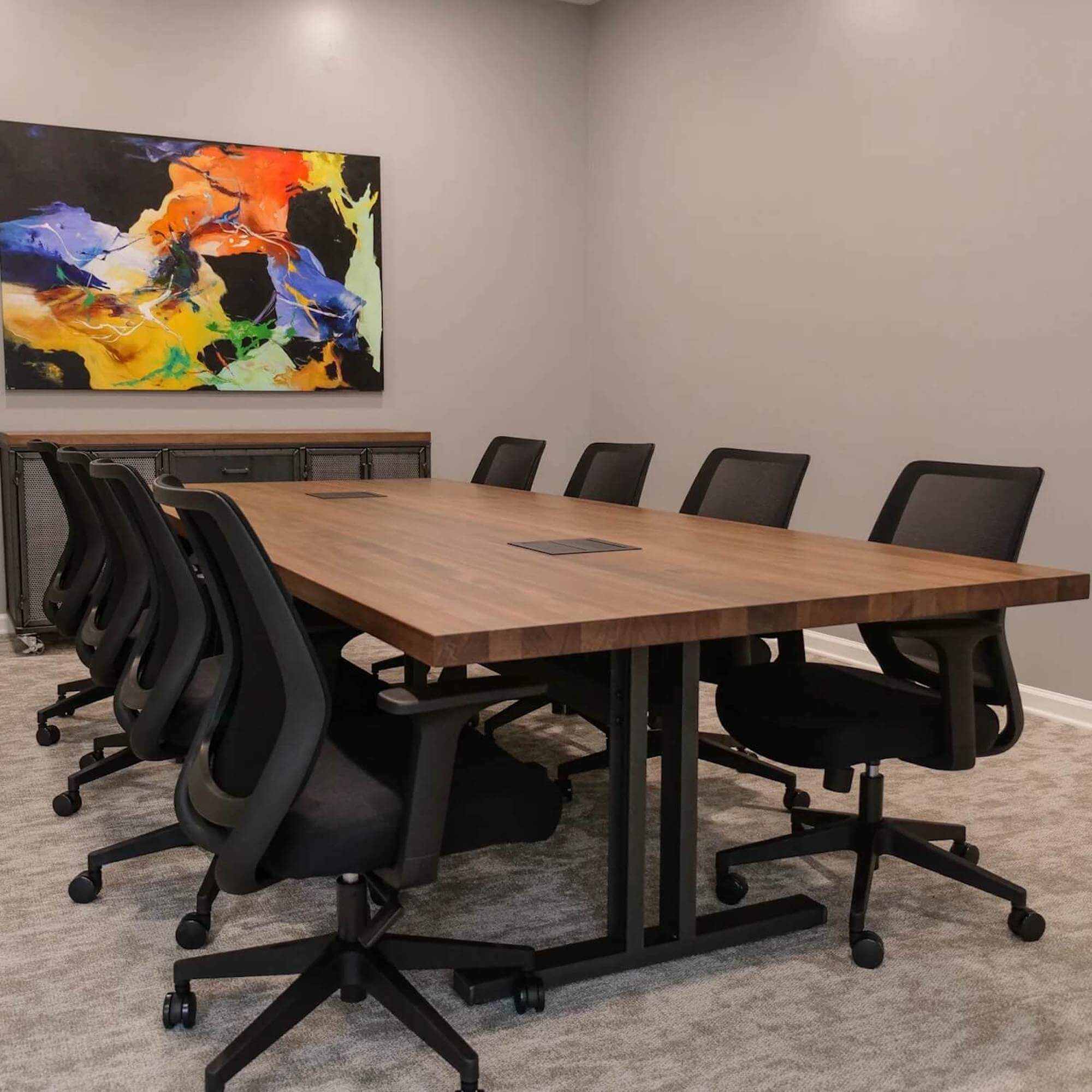 Conference room tables conference table id4 industrial conference table space view 3 1 Conference room tables conference table id4 industrial conference table space view 3 1