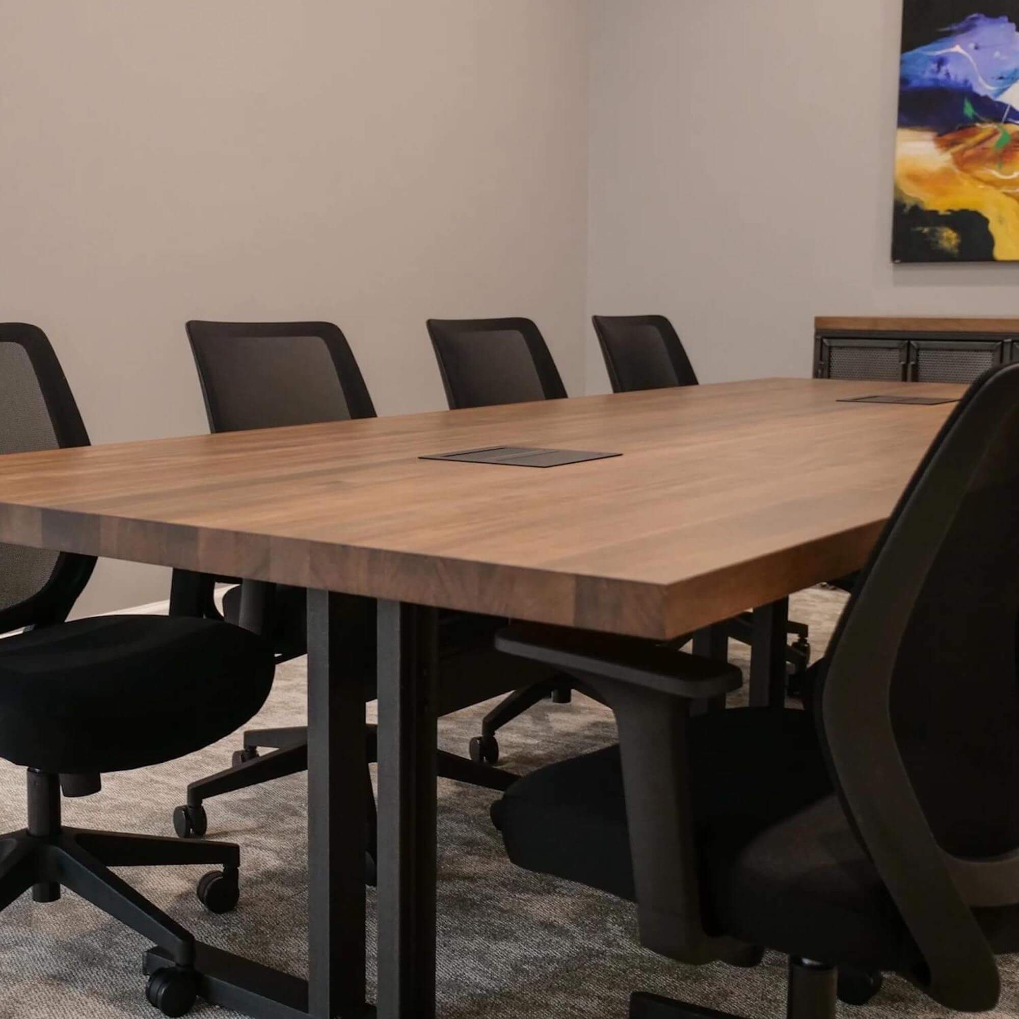 Conference room tables conference table id4 industrial conference table space view 4 Conference room tables conference table id4 industrial conference table space view 4