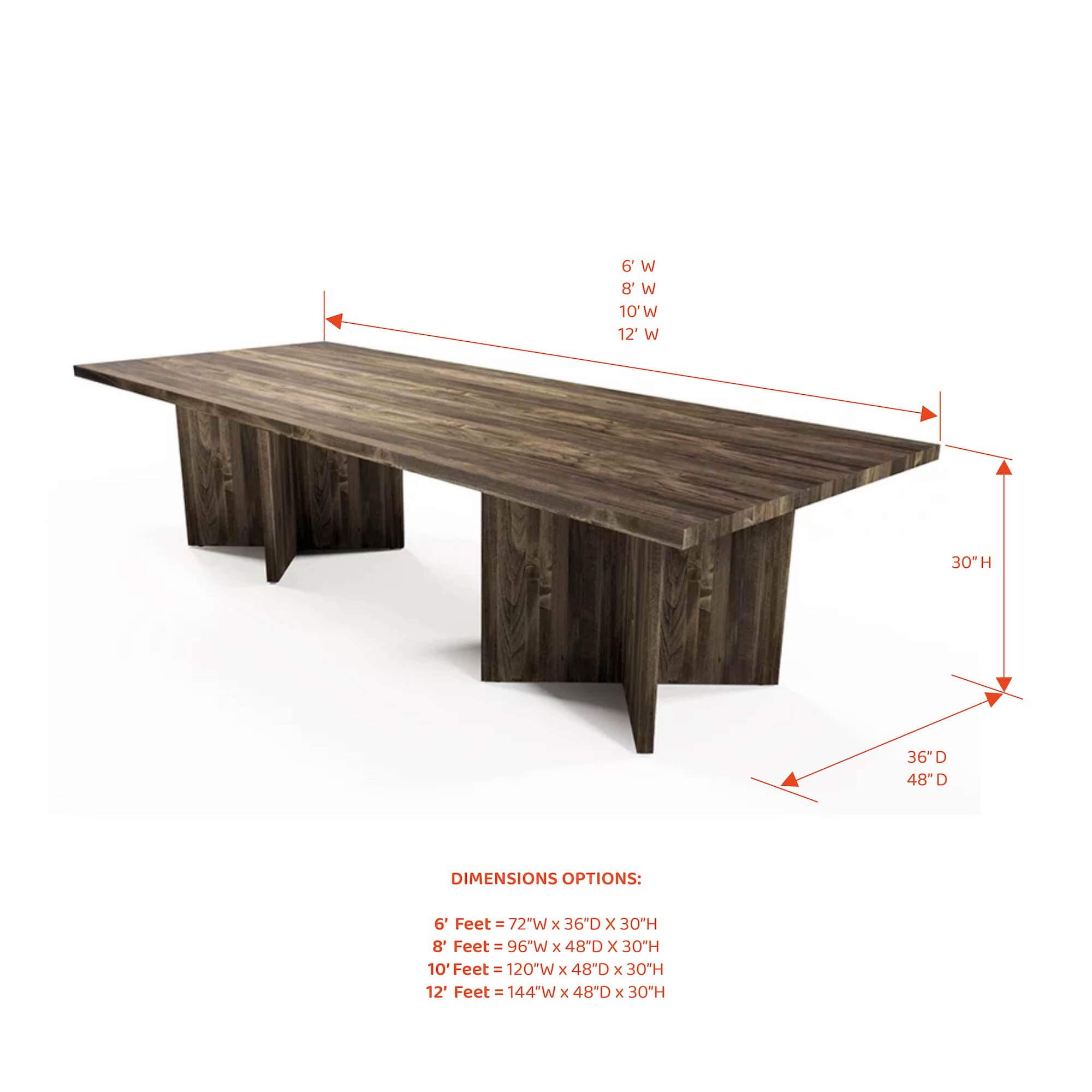 Conference room tables conference table id5 industrial conference table angle view measures Conference room tables conference table id5 industrial conference table angle view measures