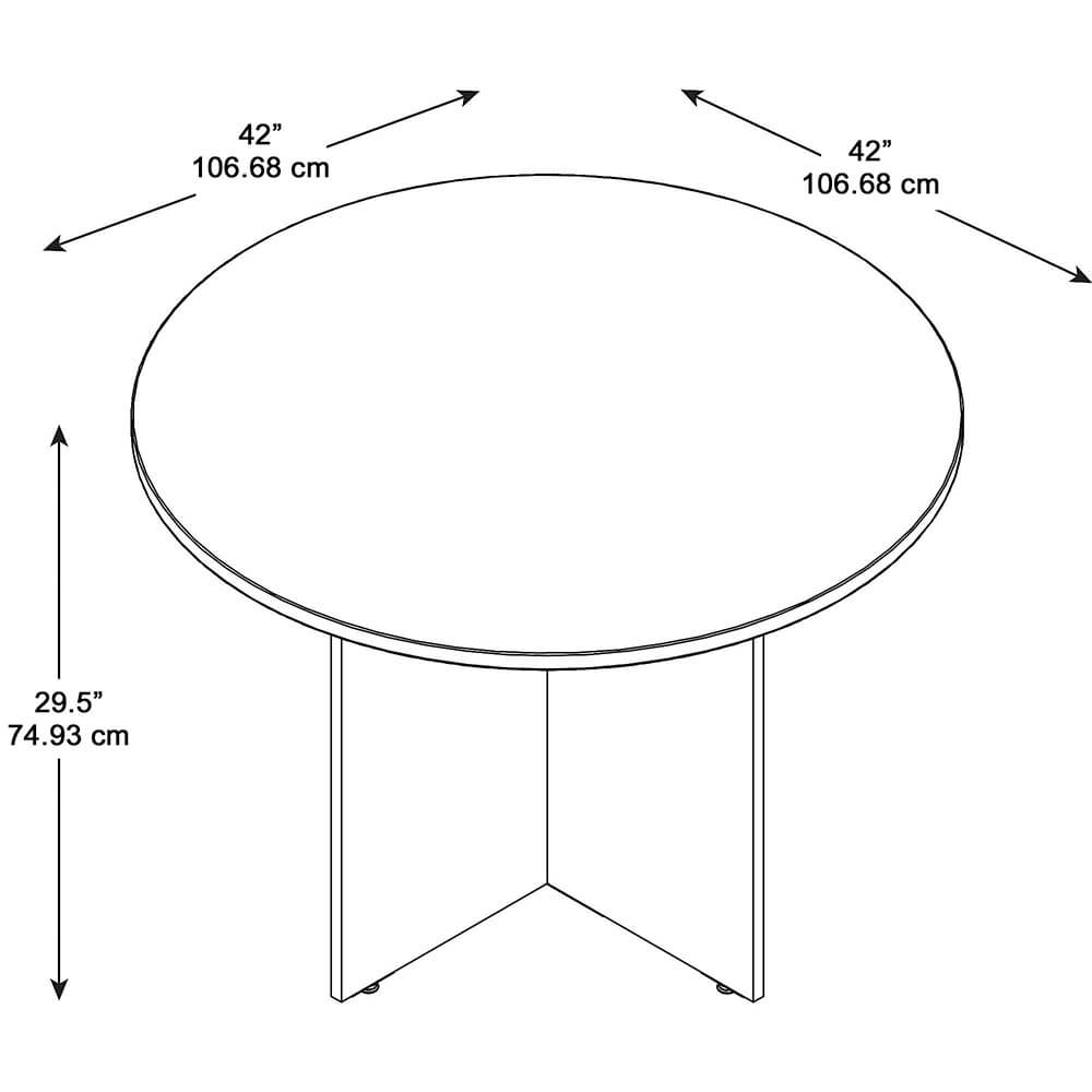 Caprise round conference table dimensions Caprise round conference table dimensions