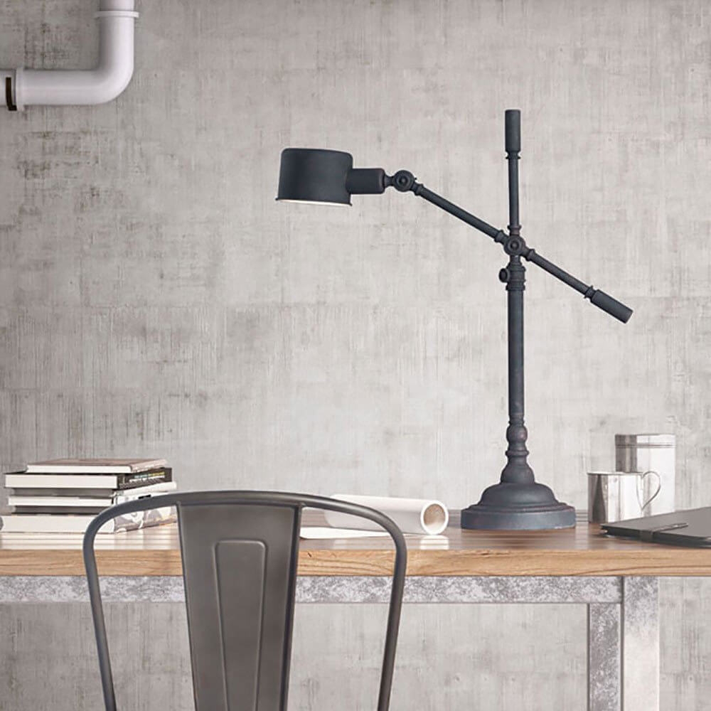 Contemporary desk lamp environmental view Contemporary desk lamp environmental view