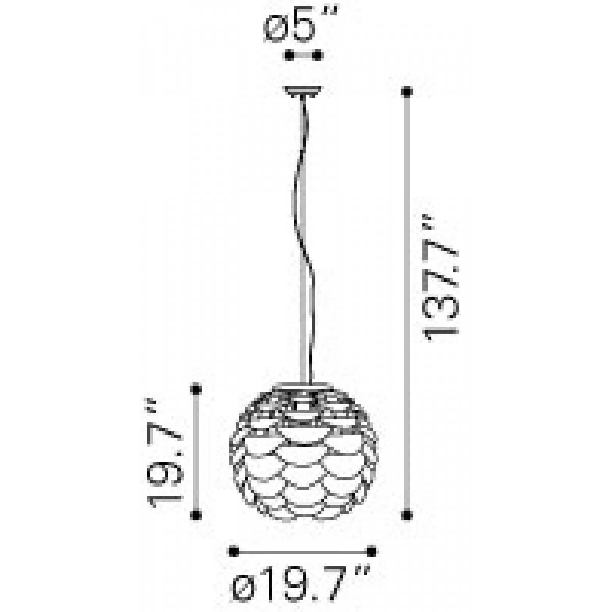 Contemporary light fixtures dimensions view Contemporary light fixtures dimensions view