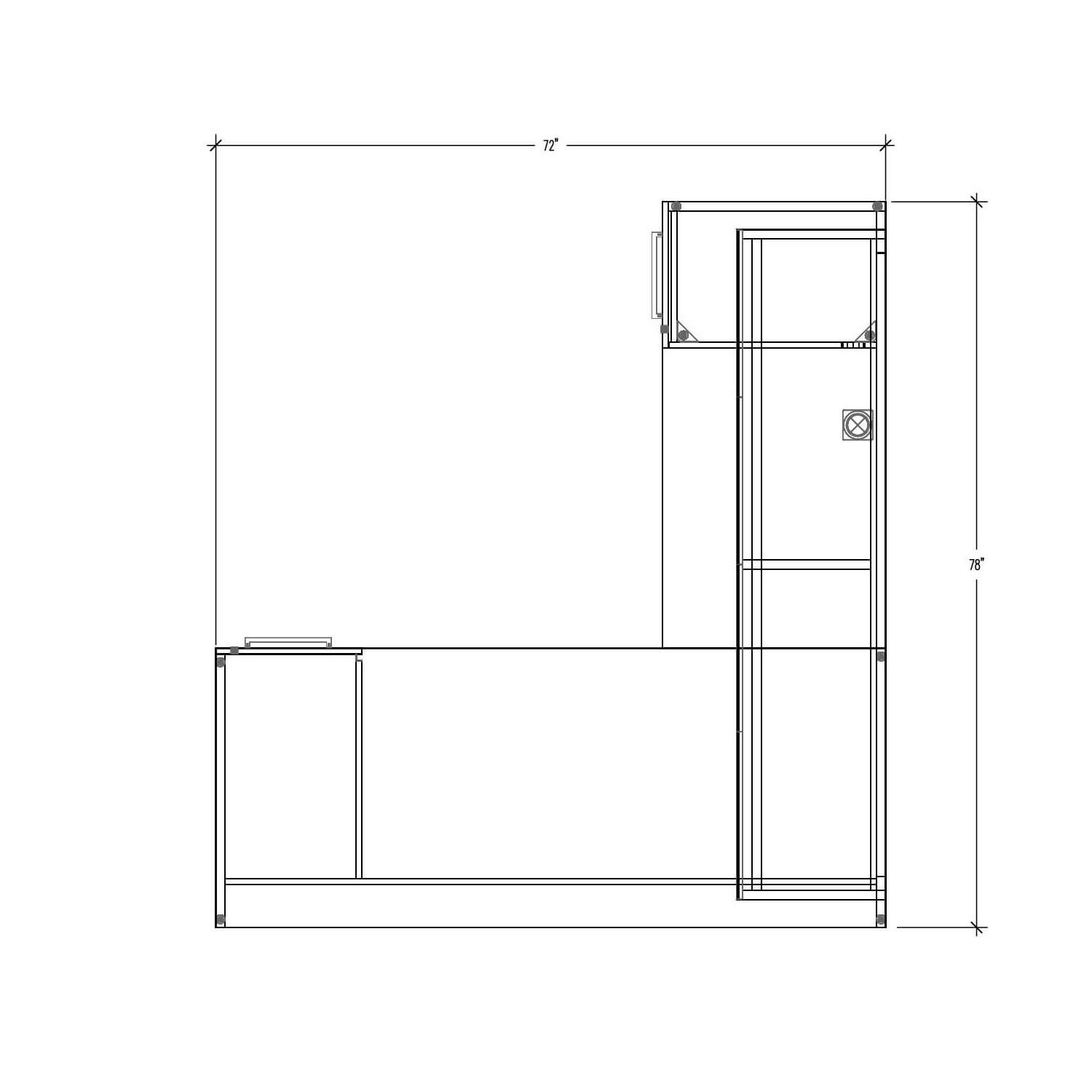 Contemporary office desks layout 2d Contemporary office desks layout 2d