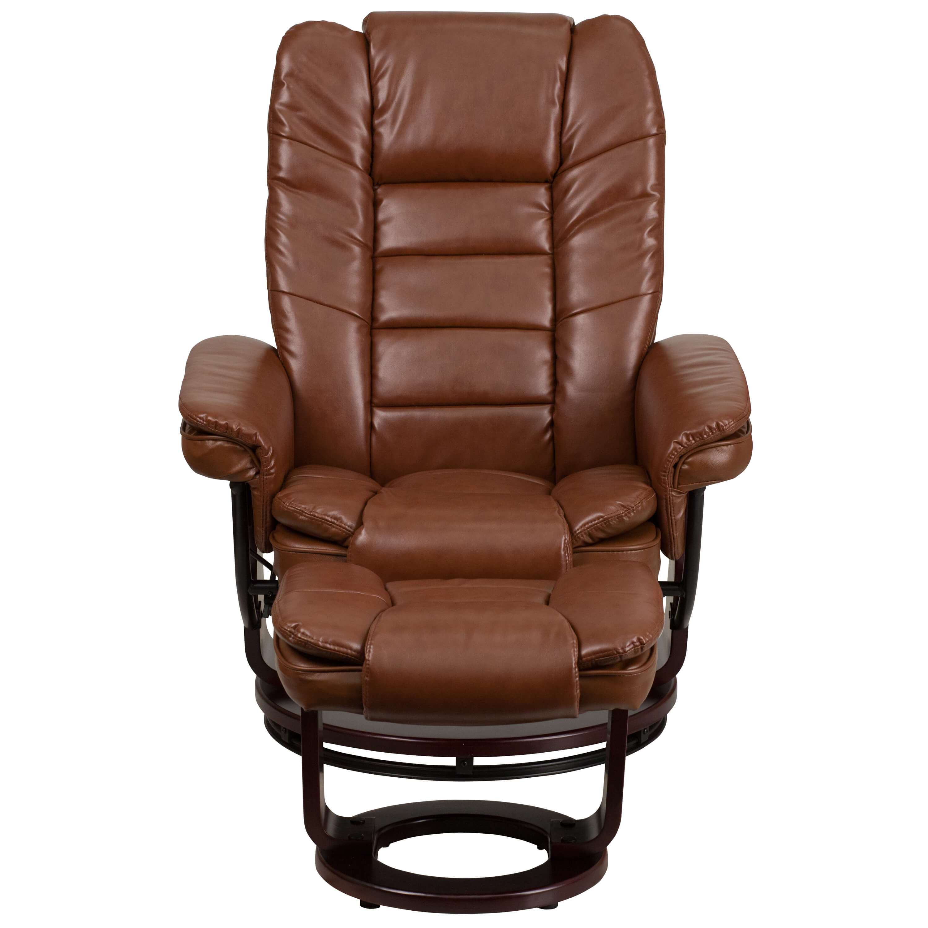 Contemporary recliner chair front view Contemporary recliner chair front view