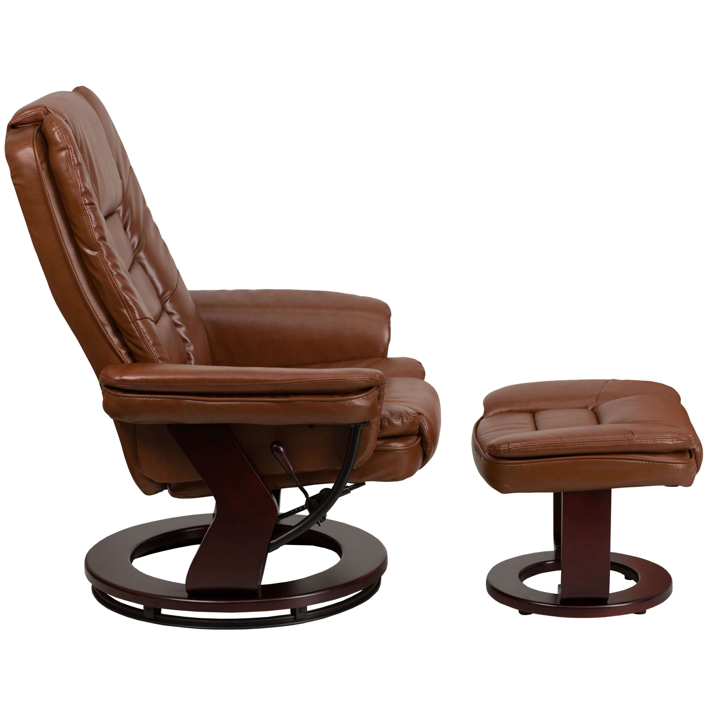 Contemporary recliner chair side view Contemporary recliner chair side view
