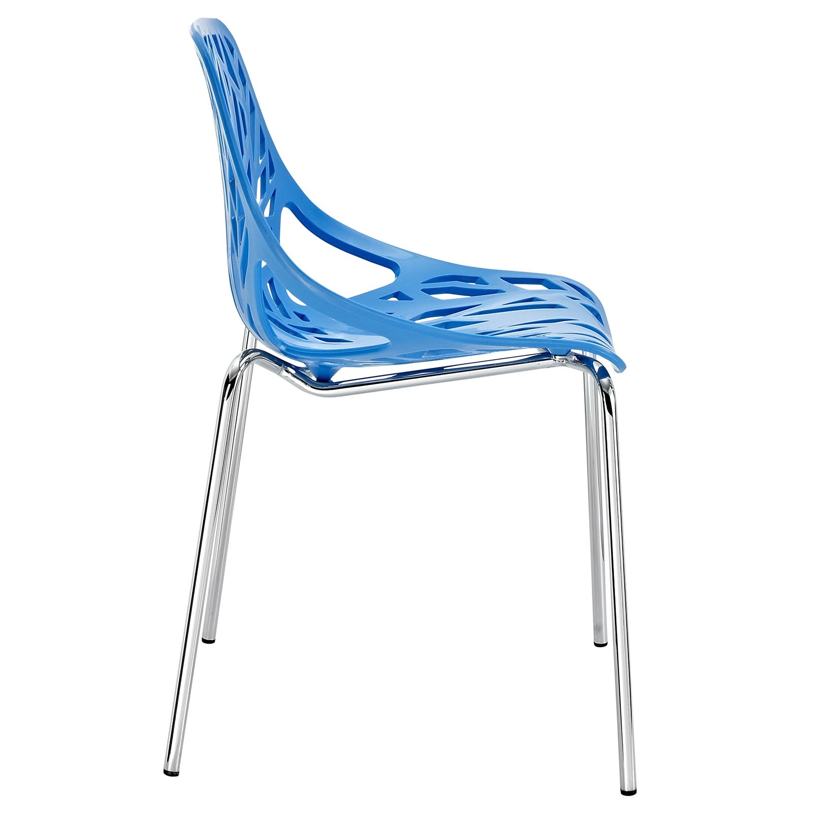 Contemporary restaurant chair side view Contemporary restaurant chair side view