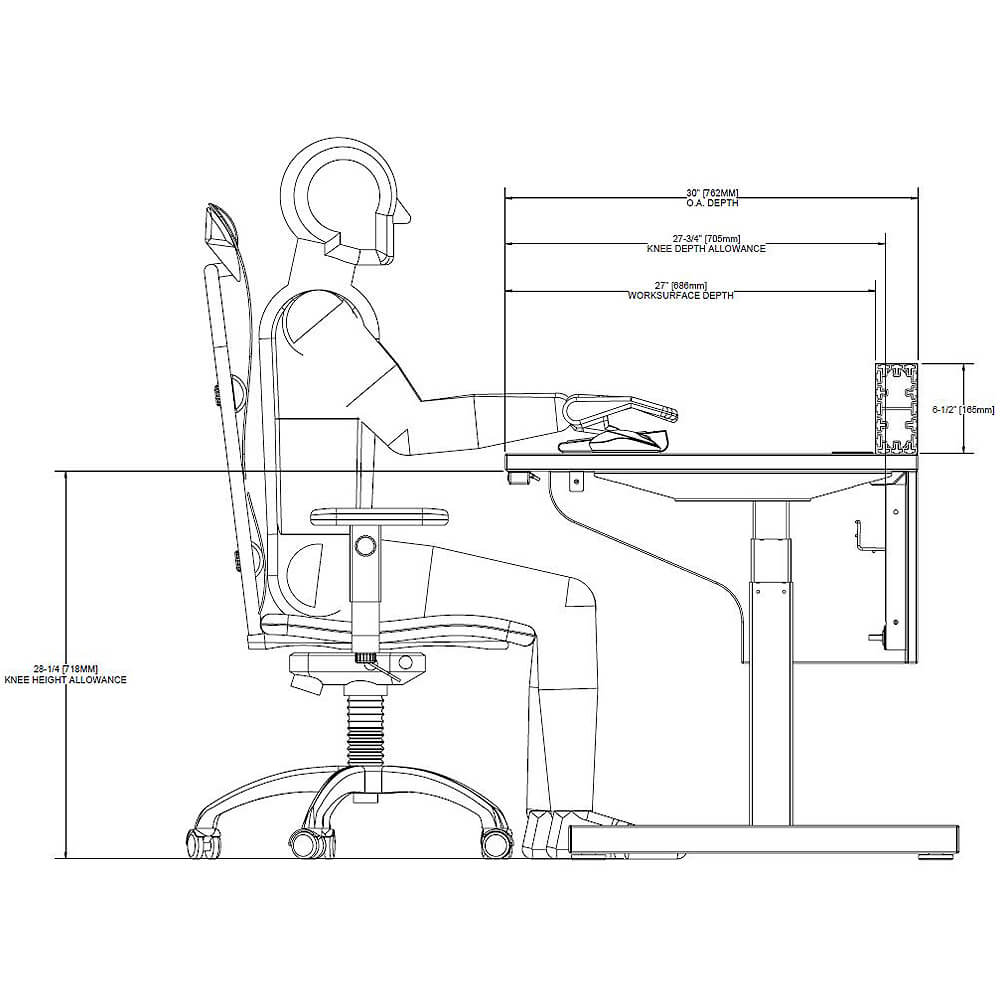 Control console lite height adjustable single ergonomics Control console lite height adjustable single ergonomics