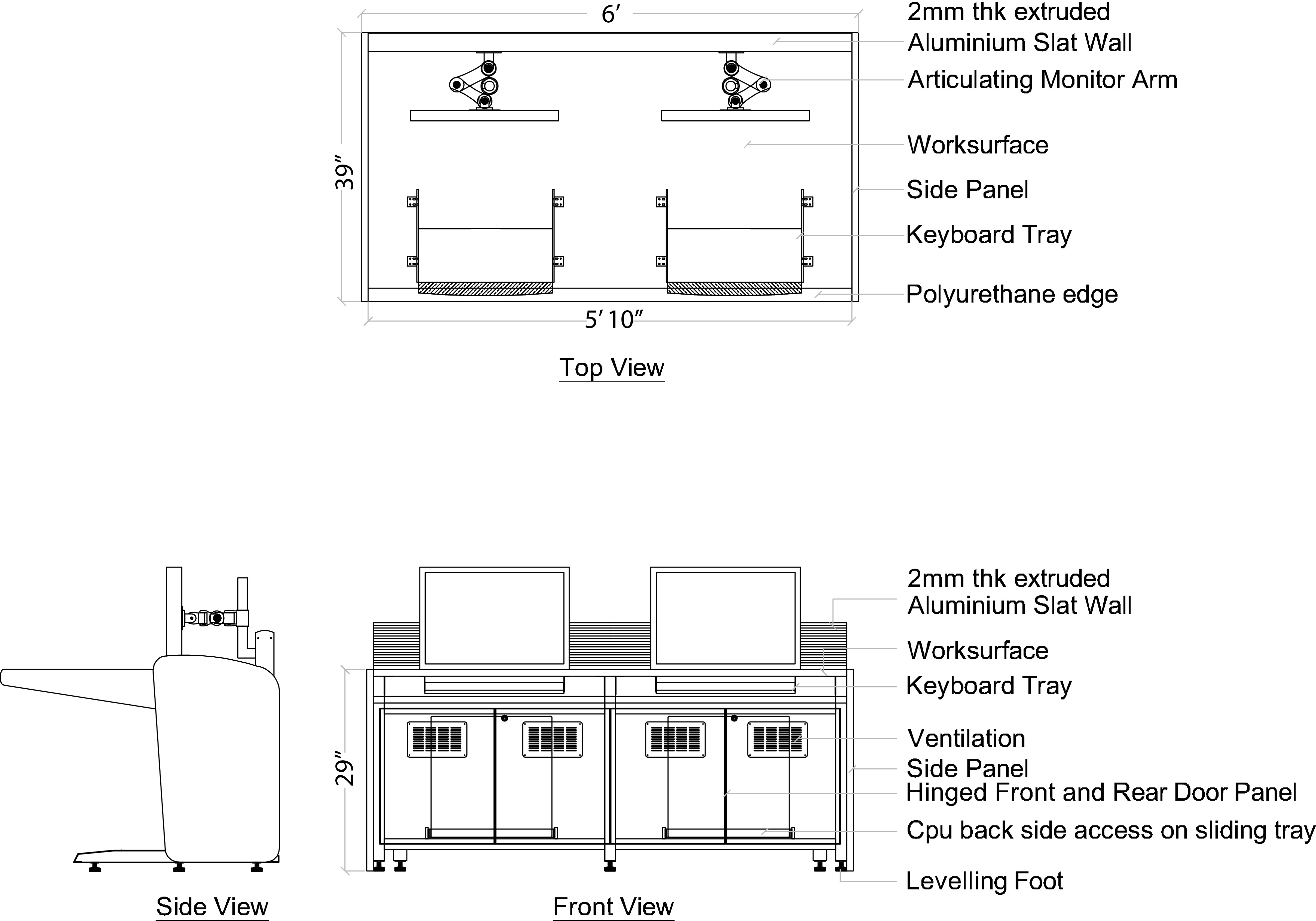 Control console x drawing 6feet Control console x drawing 6feet
