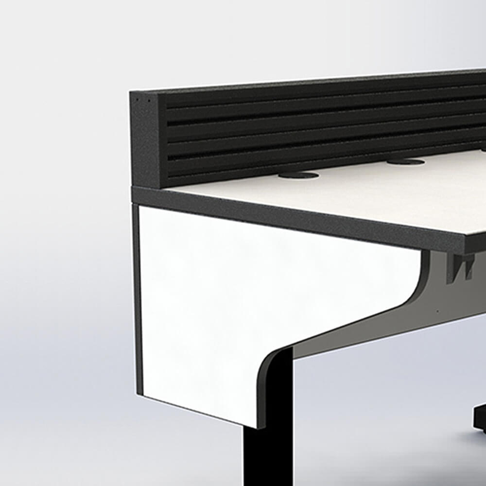 Control room consoles height adjustable close up 0 Control room consoles height adjustable close up 0