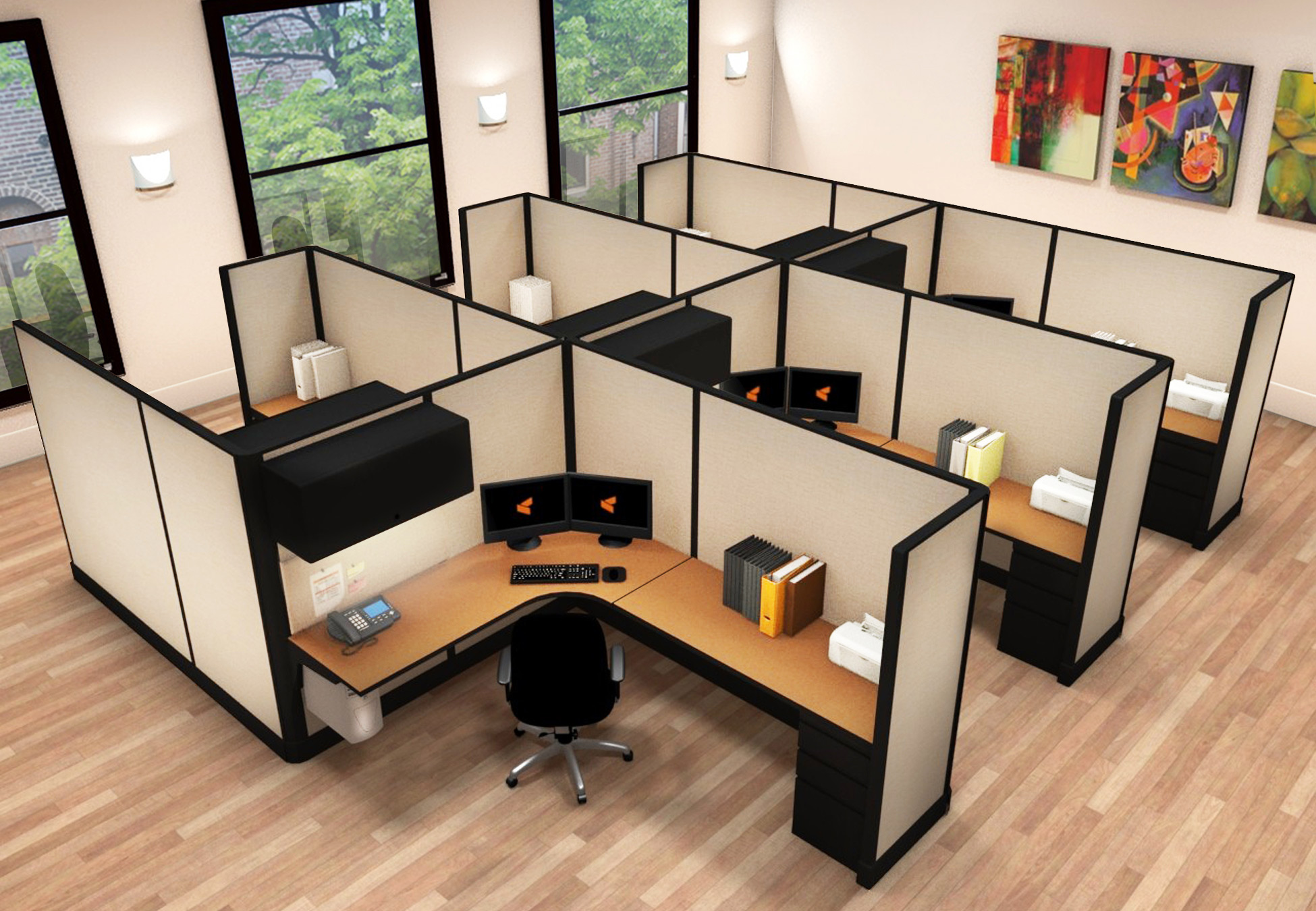 O2 series large cubicles 6x8x67 cluster O2 series large cubicles 6x8x67 cluster