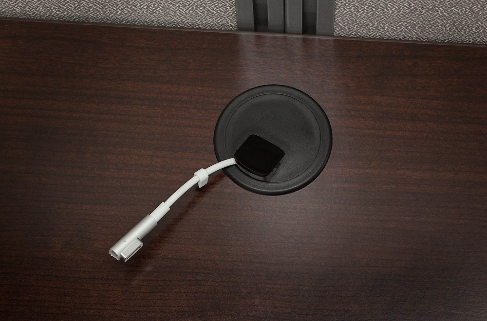 Cubicle desk wire management Cubicle desk wire management