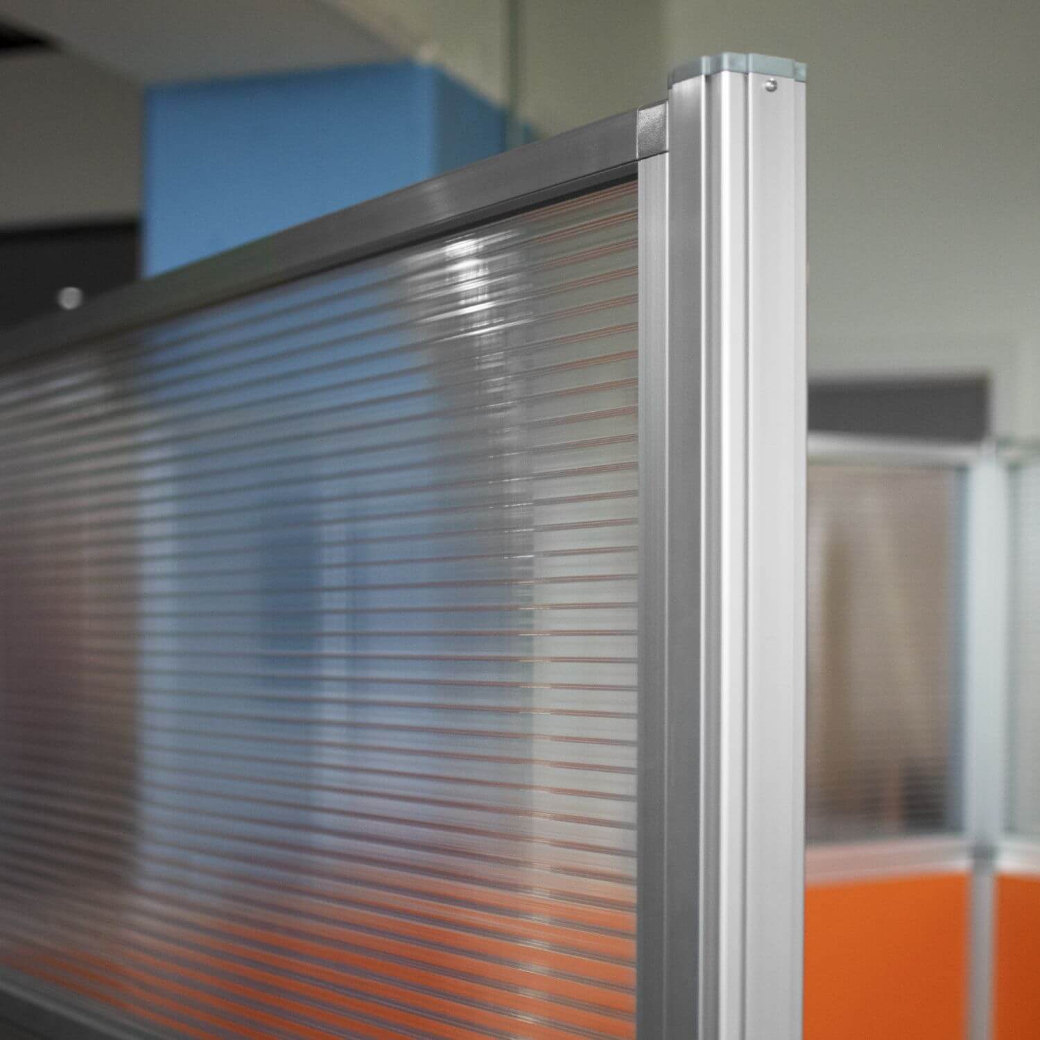 Modular panels on wheels 72h x 72w detail Modular panels on wheels 72h x 72w detail