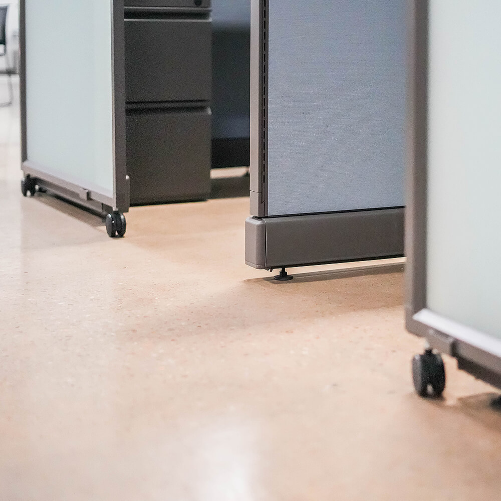 Ao2 cubicle door casters lifestyle 1 Ao2 cubicle door casters lifestyle 1