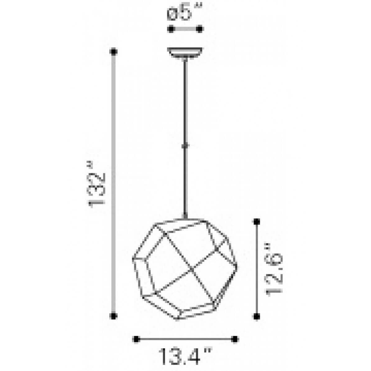Designer lighting dimensions view Designer lighting dimensions view
