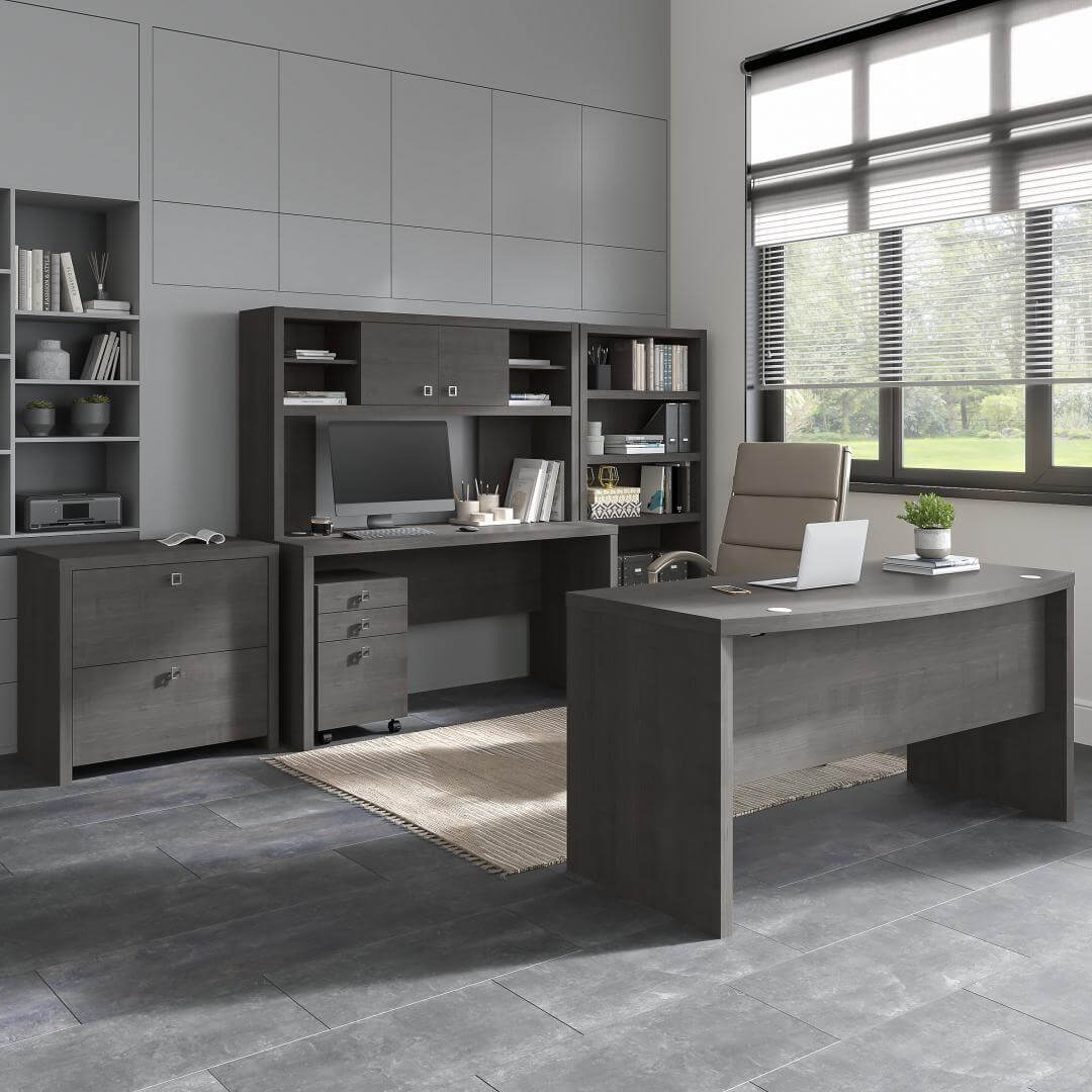 Clarity straight office desks 60w x 24d ambiance Clarity straight office desks 60w x 24d ambiance