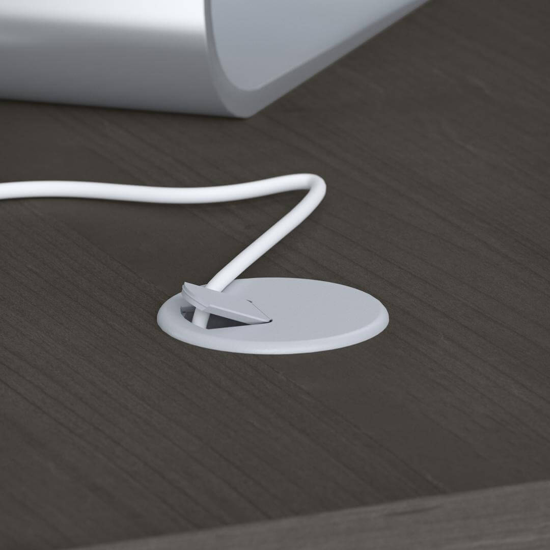 Clarity straight office desks 60w x 24d grommet Clarity straight office desks 60w x 24d grommet