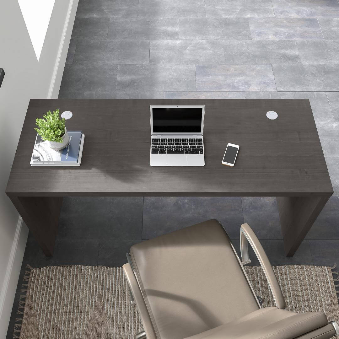 Clarity straight office desks 60w x 24d top Clarity straight office desks 60w x 24d top