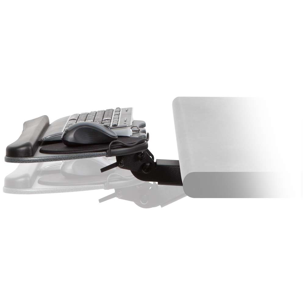 Desk keyboard tray view 1 Desk keyboard tray view 1