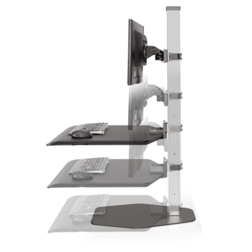 Desktop riser 2 monitors height adjustment Desktop riser 2 monitors height adjustment