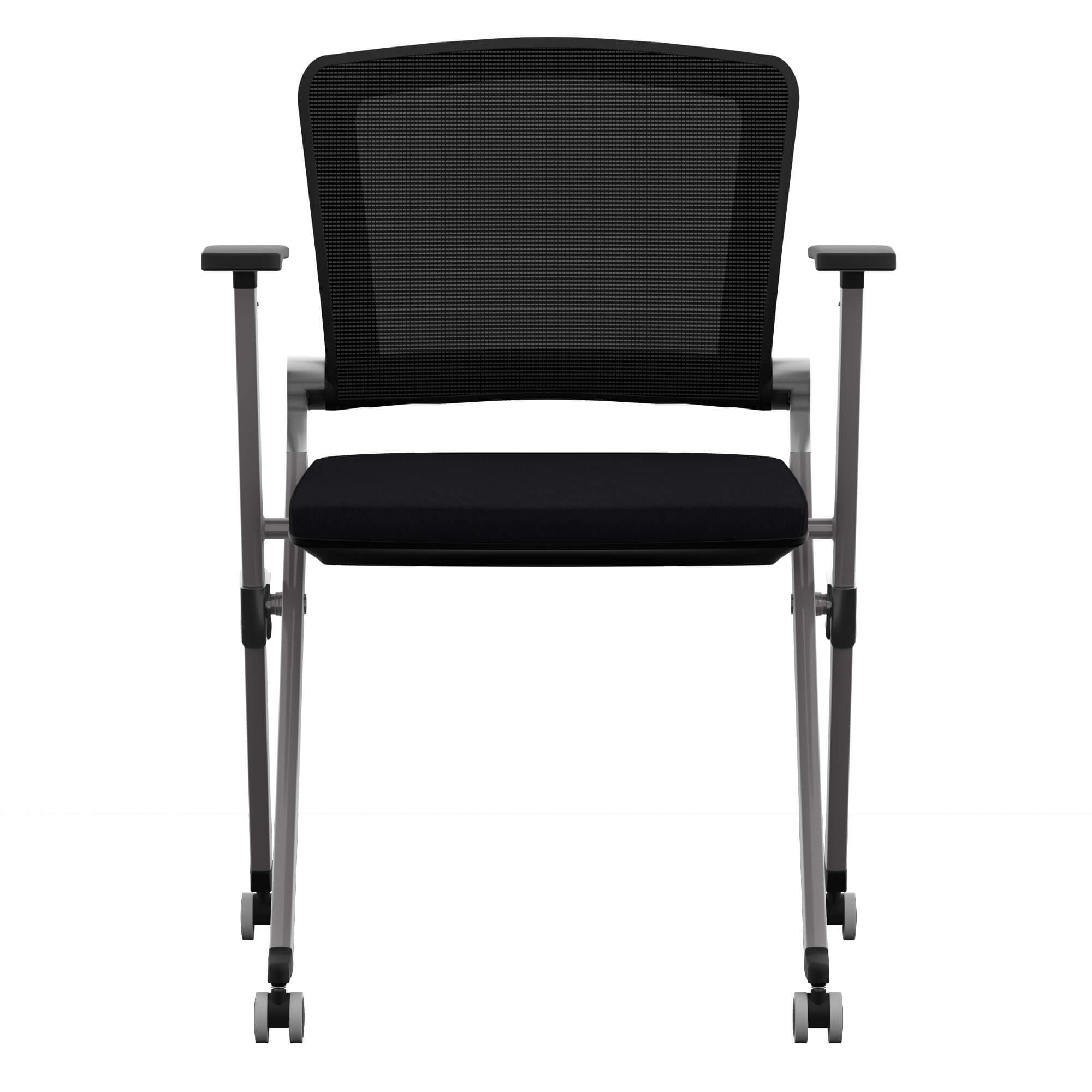 Folding office chair front view 1 Folding office chair front view 1