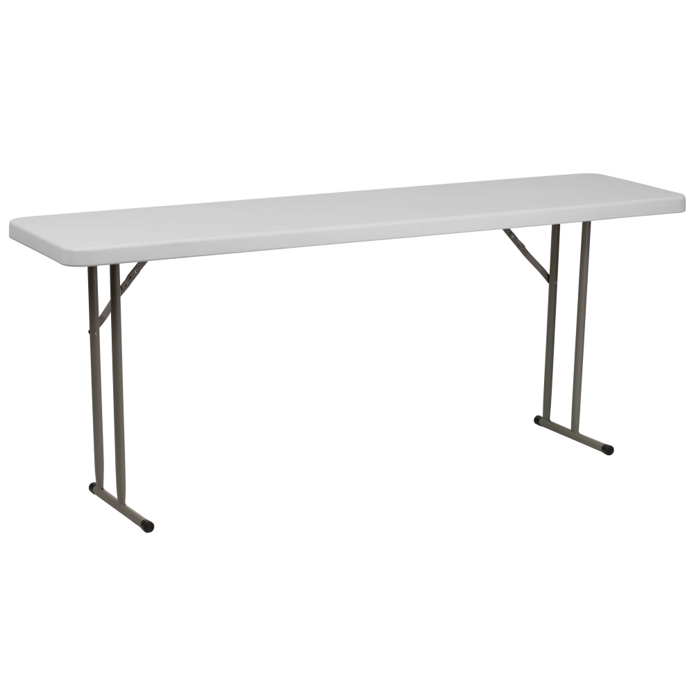 Folding training table front view Folding training table front view