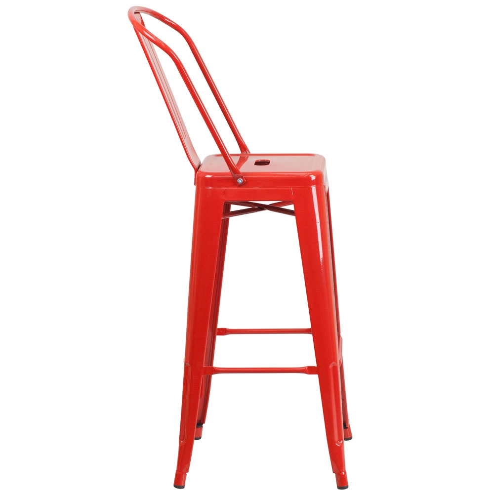 French cafe chairs side view French cafe chairs side view