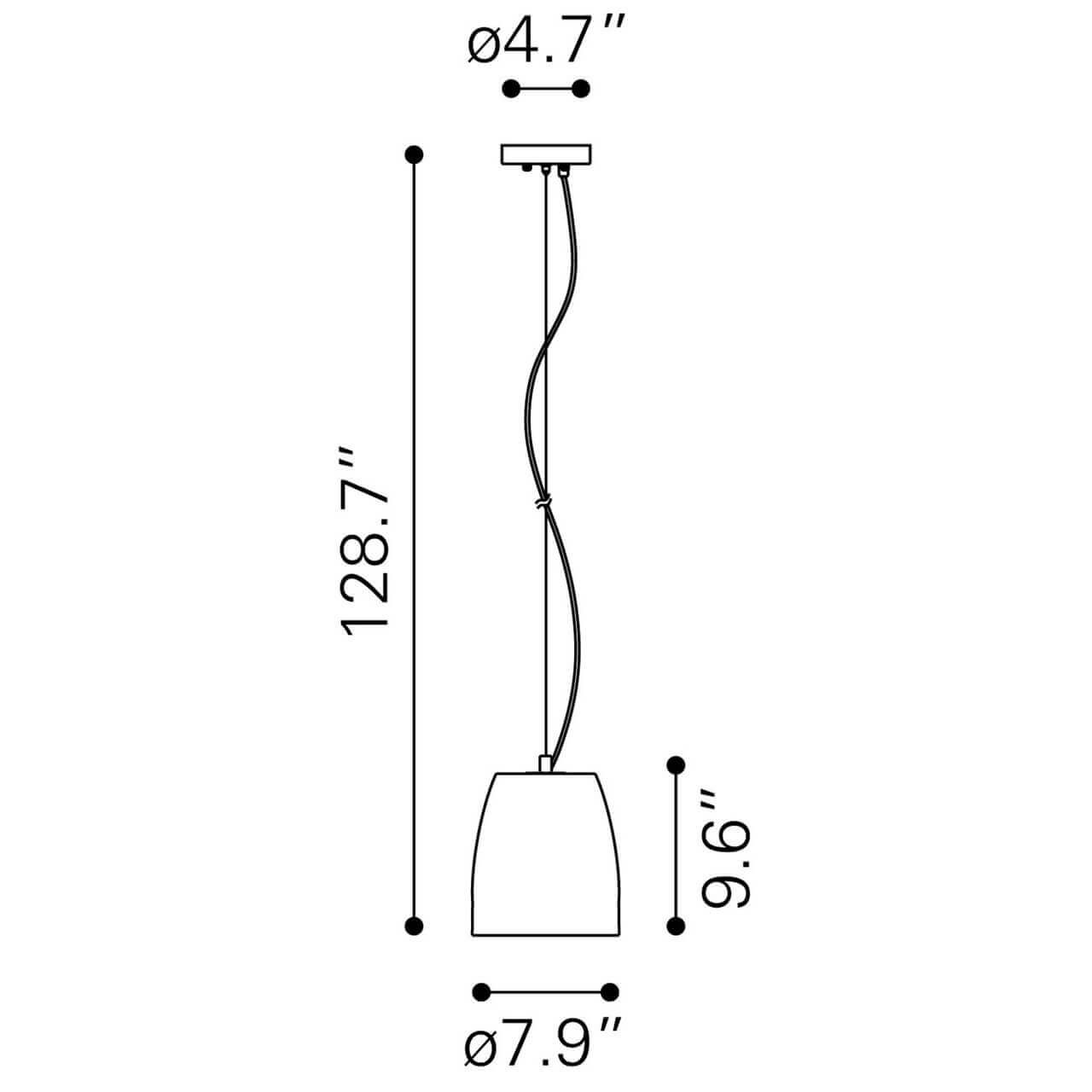 Grey drum lampshade dimensions view Grey drum lampshade dimensions view