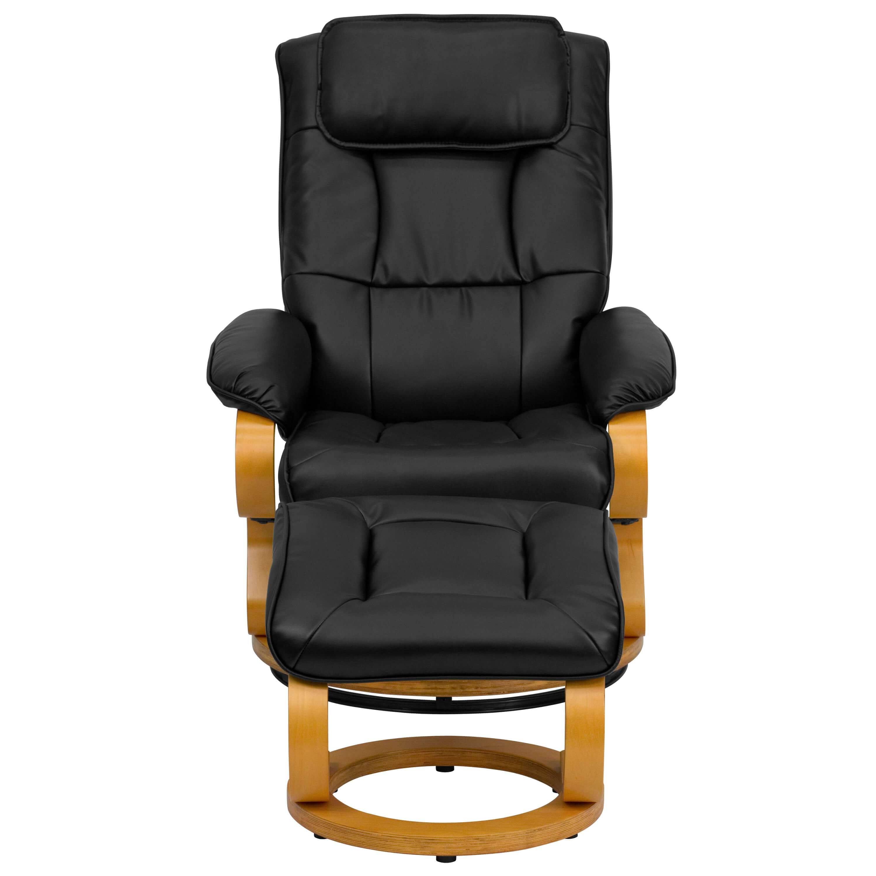 High back recliner chair front view High back recliner chair front view